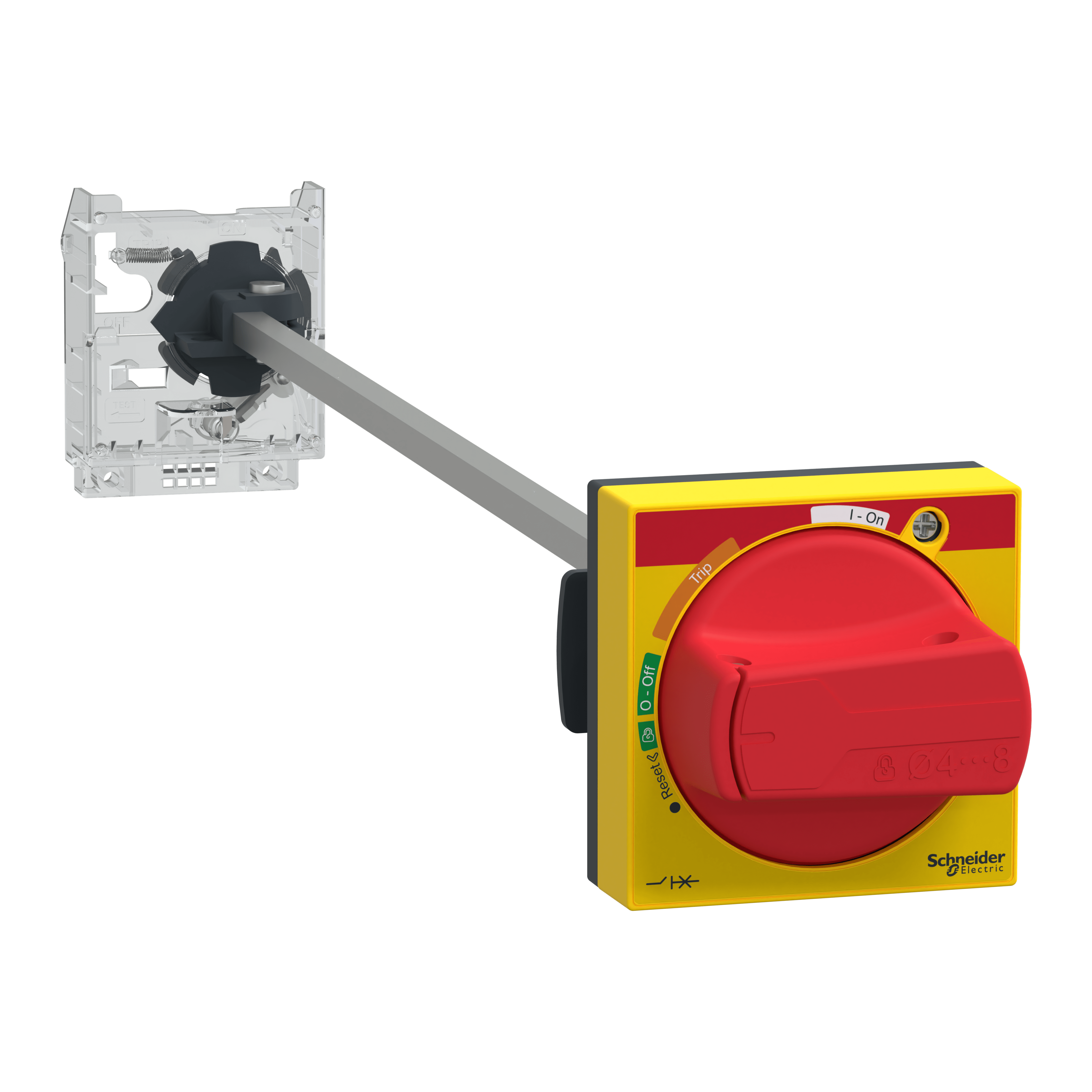 SCHNEIDER ELECTRIC - Kit manovra rotativa TeSys GV2 - IP54 - rosso - per GV2L e GV2P