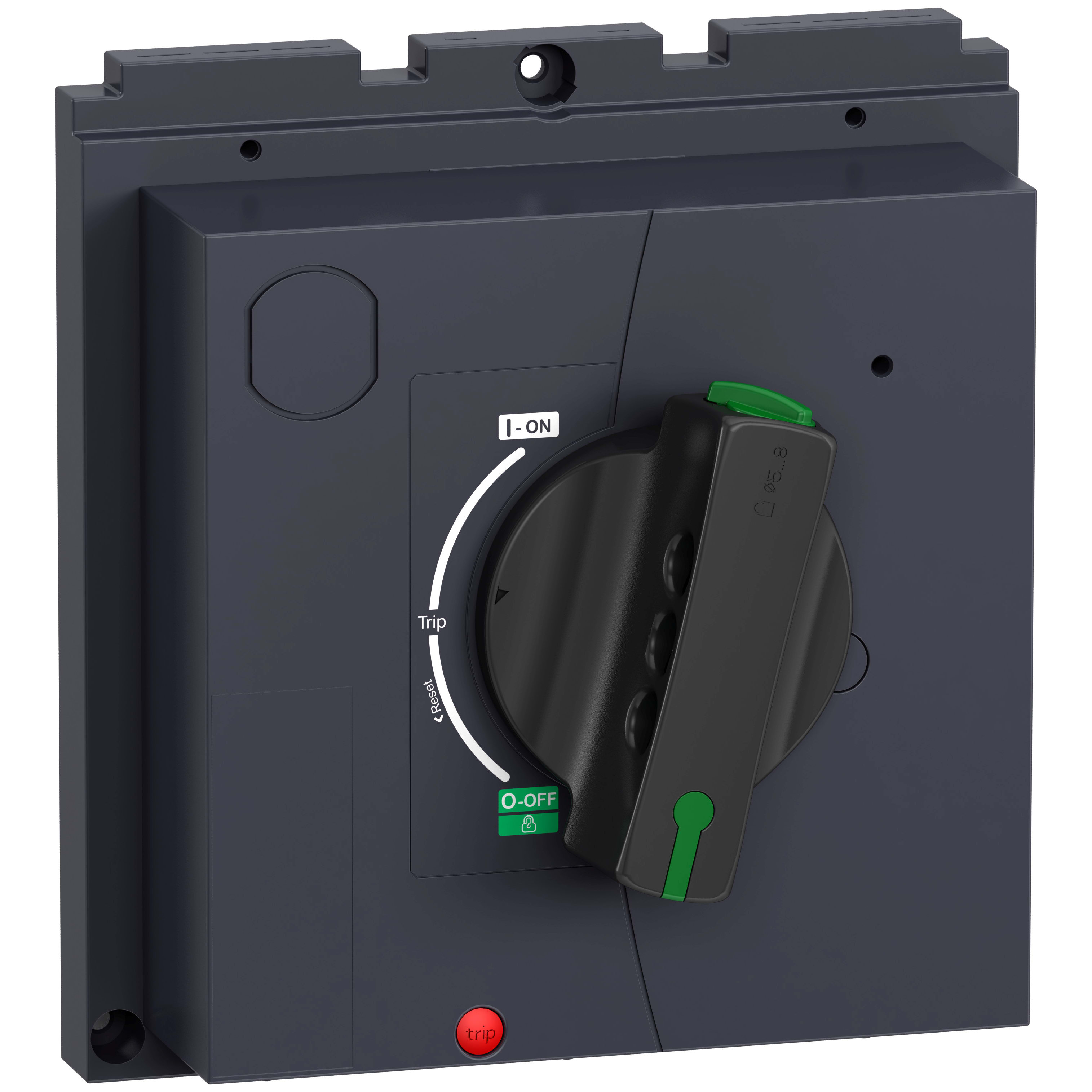 SCHNEIDER ELECTRIC - Manovra rotativa diretta nera lucchettabile - accessori di controllo per interruttore automatico TeSys GV6