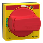 SCHNEIDER ELECTRIC - Impugnatura rotante, TeSys GV2-GV3-U, IP65, impugnatura rossa, senza indicazione di scatto, albero corto