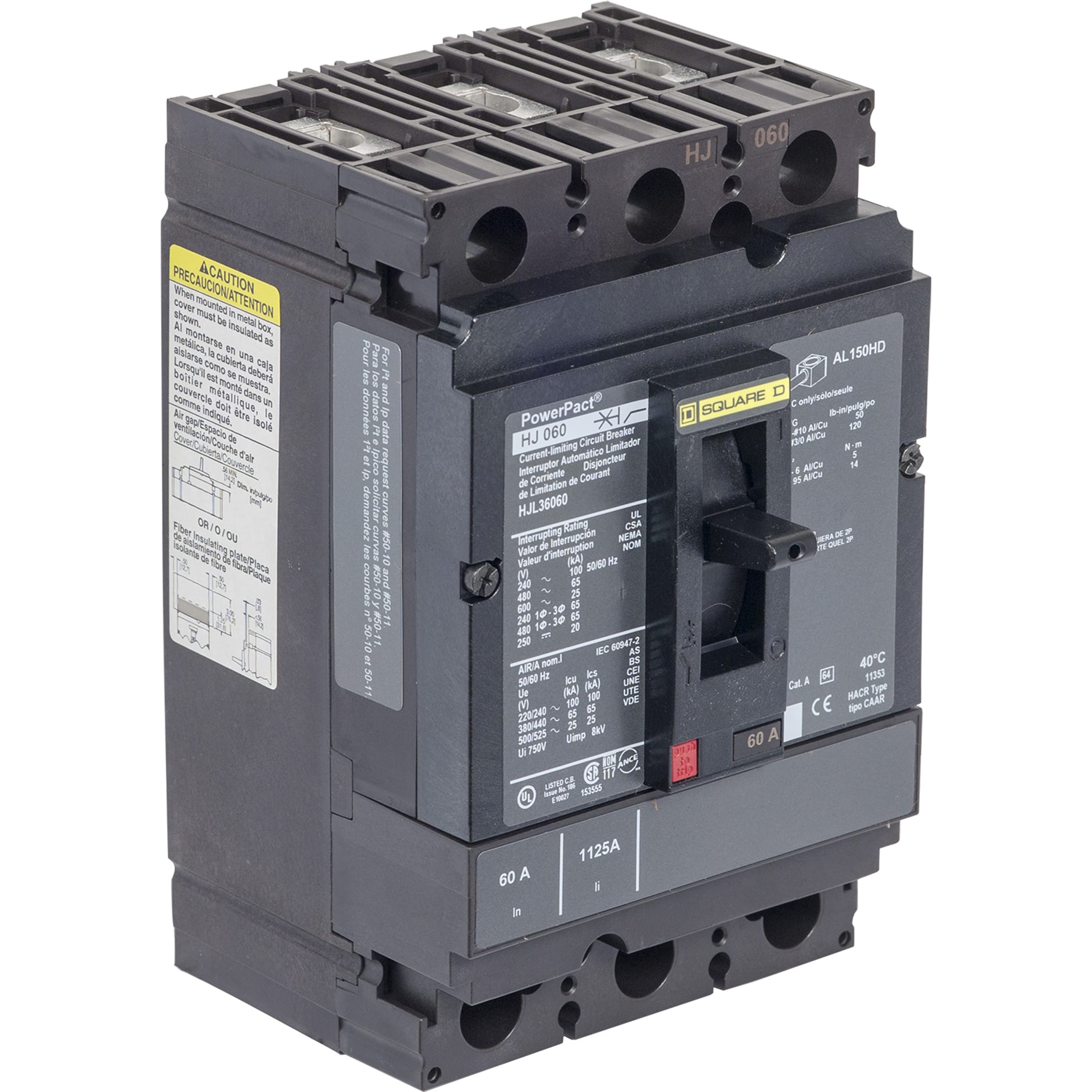 SCHNEIDER ELECTRIC - Interruttore scatolato 600 V 60 A
