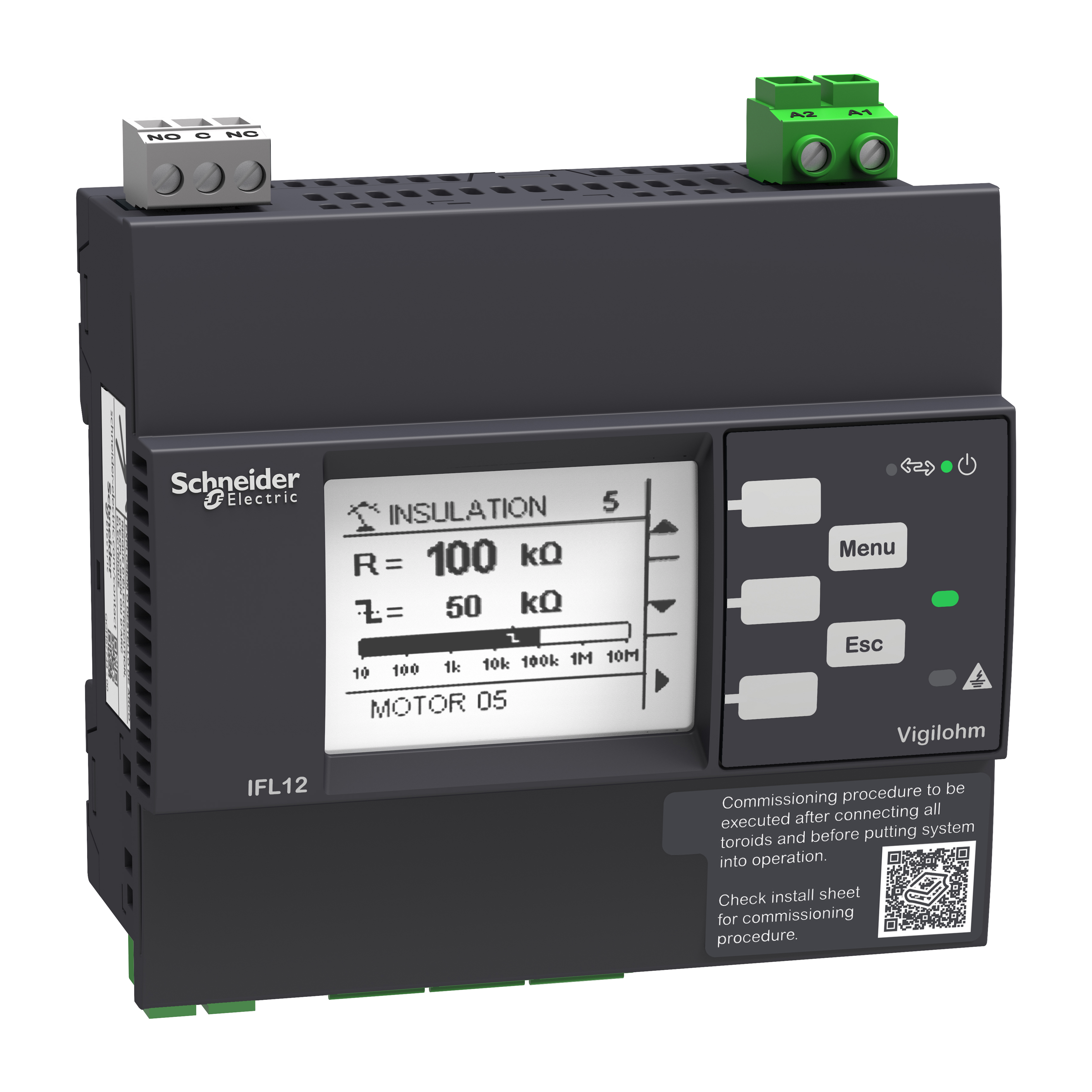 SCHNEIDER ELECTRIC - Localizzatore automatico guasti avanzato 12 canali, Modbus, 110-440 Vca-cc