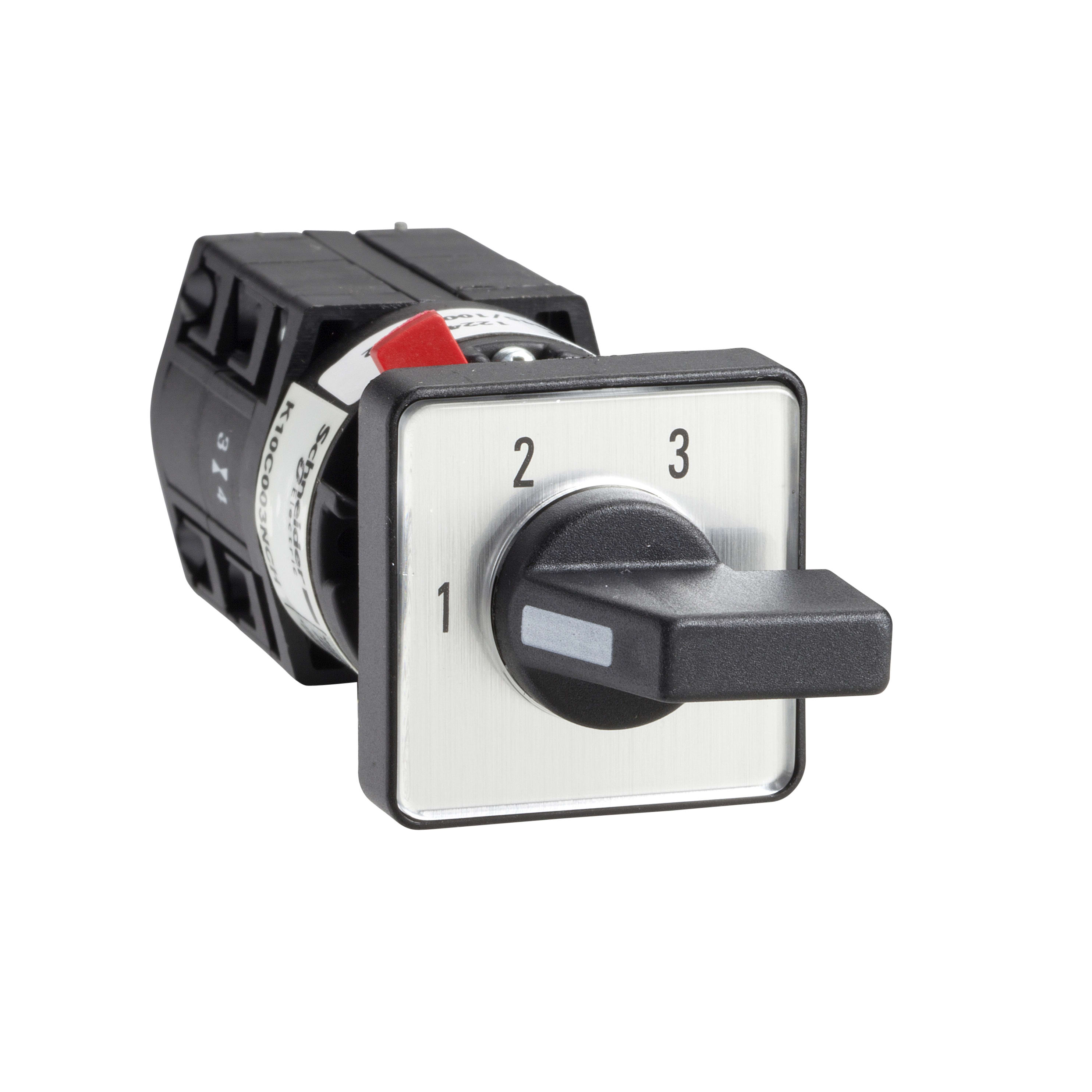 SCHNEIDER ELECTRIC - Commutatore a camme - 2 POLI - 60° - 10 A - per diametro 16 O 22 MM