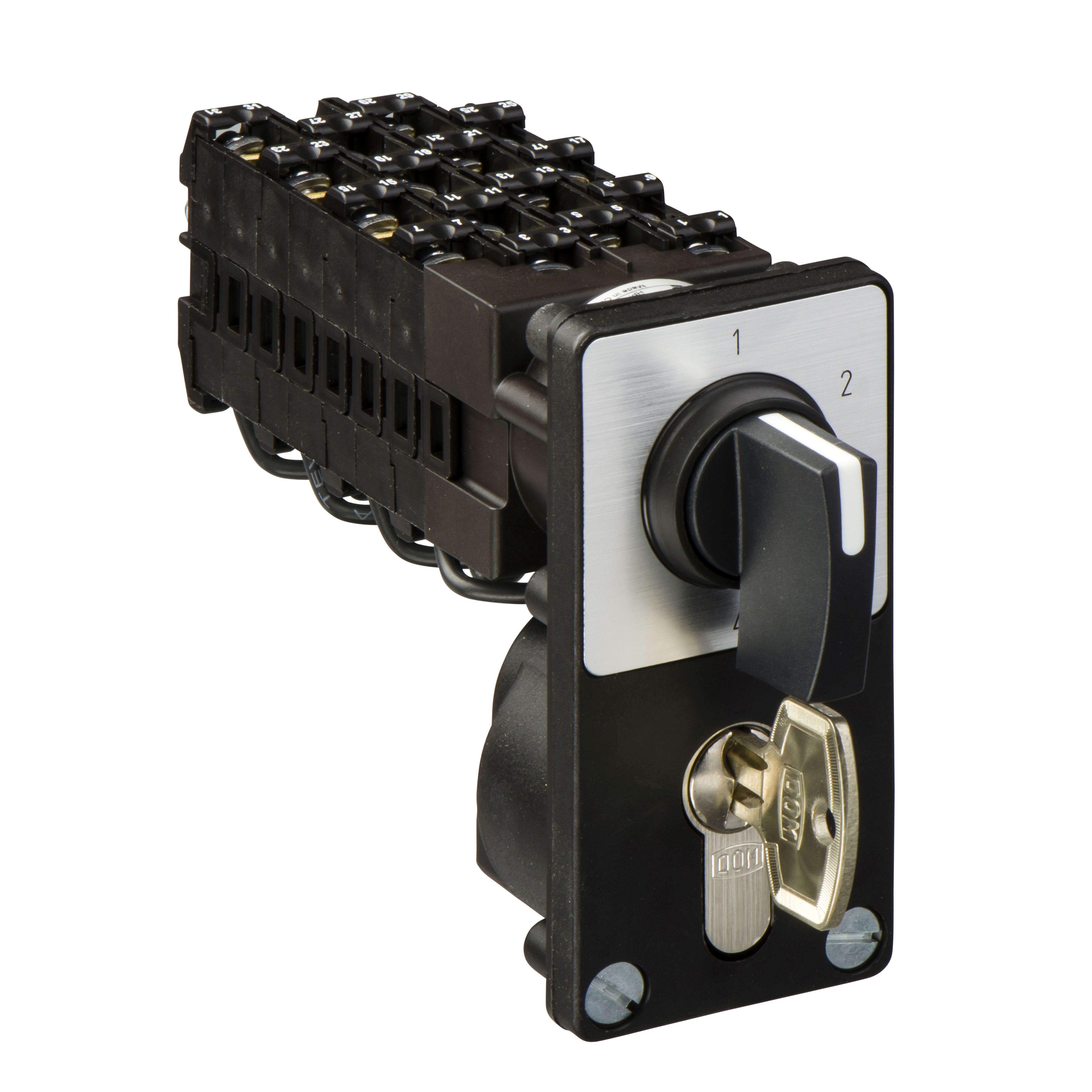 SCHNEIDER ELECTRIC - Commutatore a camme - 4 POLI - 60 ° - 12 A - MONT. ANT.- IMP. NERA