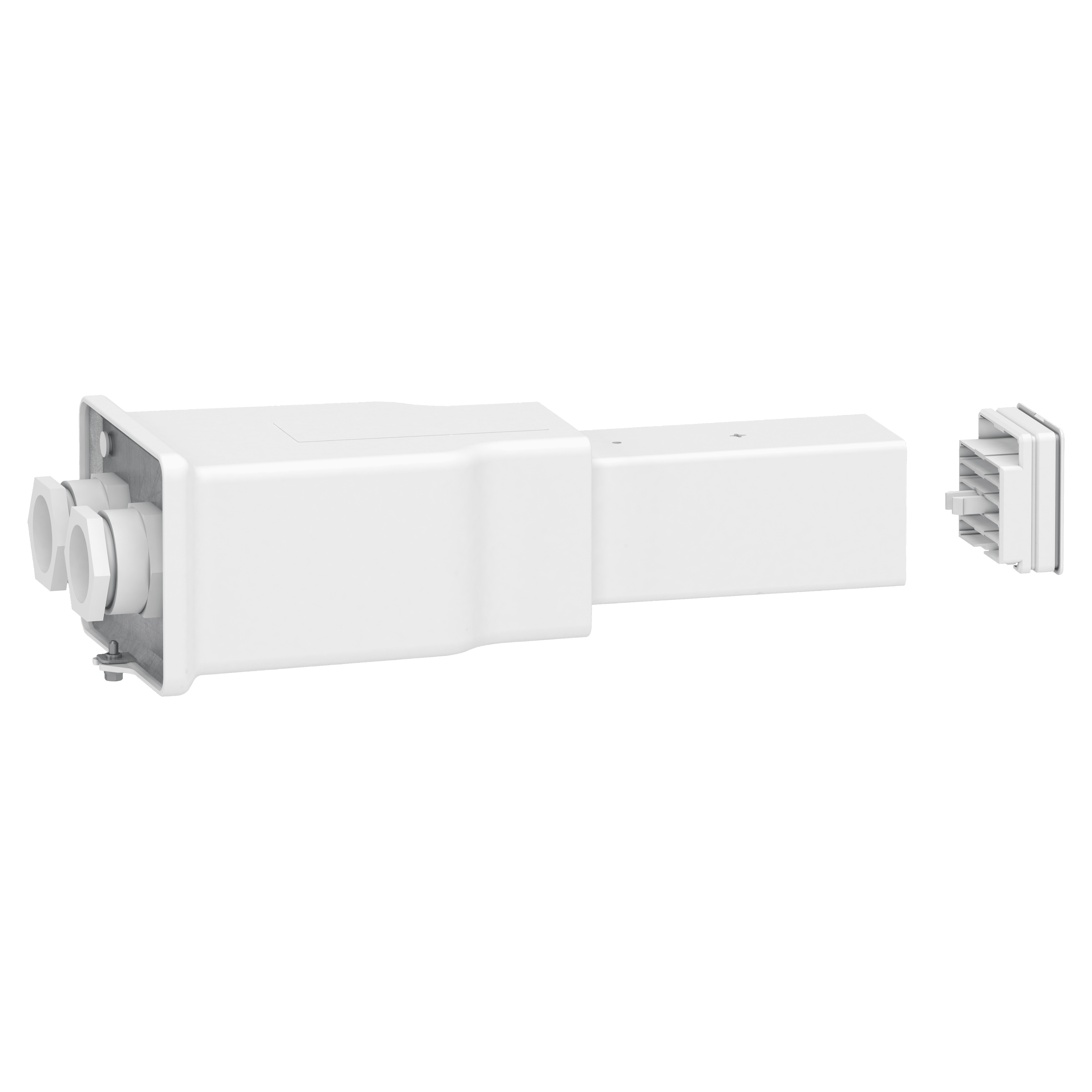 SCHNEIDER ELECTRIC - Canalis - Alimentazione KBB - 40 A - Montaggio a sx -telecomando- Bianco