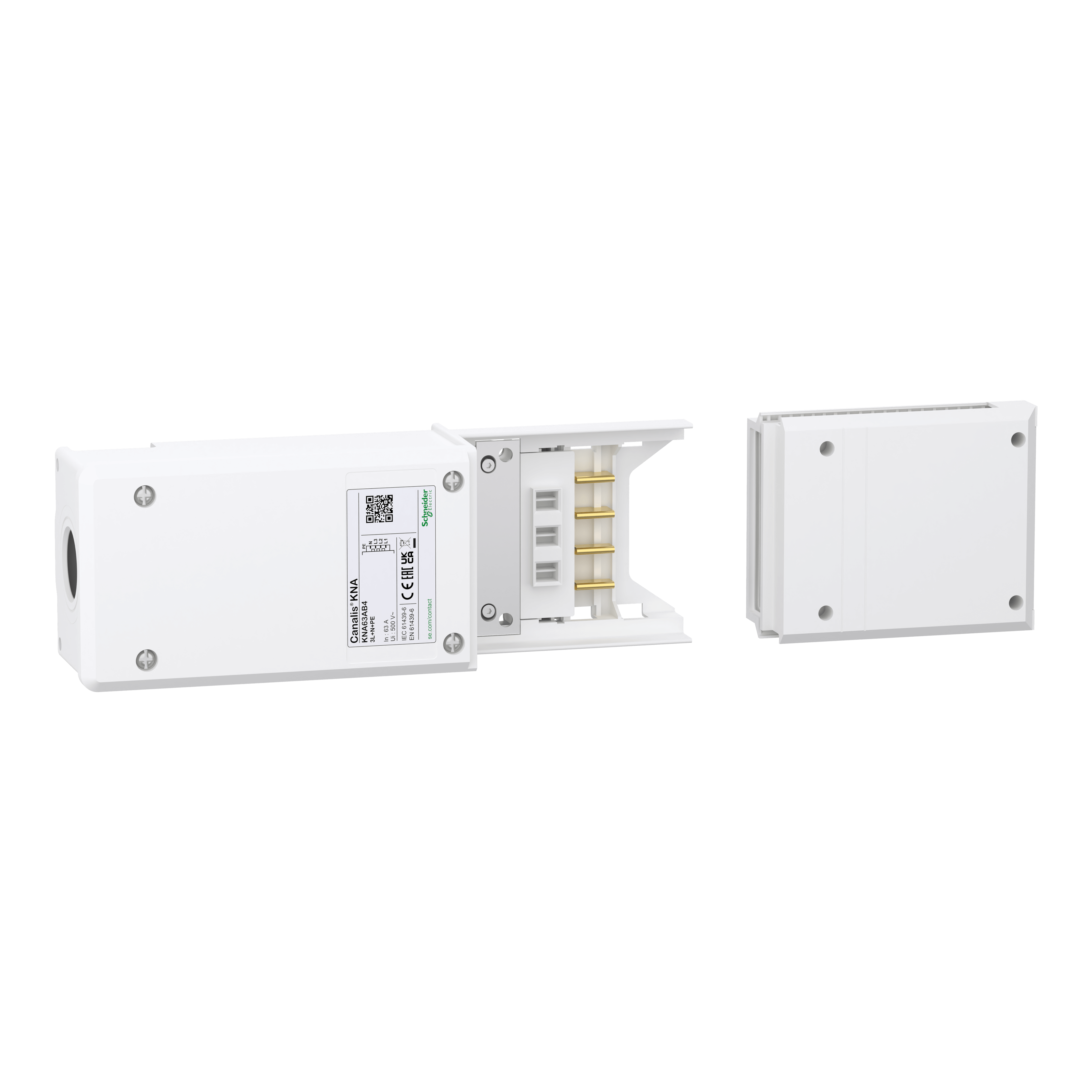 SCHNEIDER ELECTRIC - Canalis - Unità alimentazione per KNA - 63 A - Montaggio a sx o dx