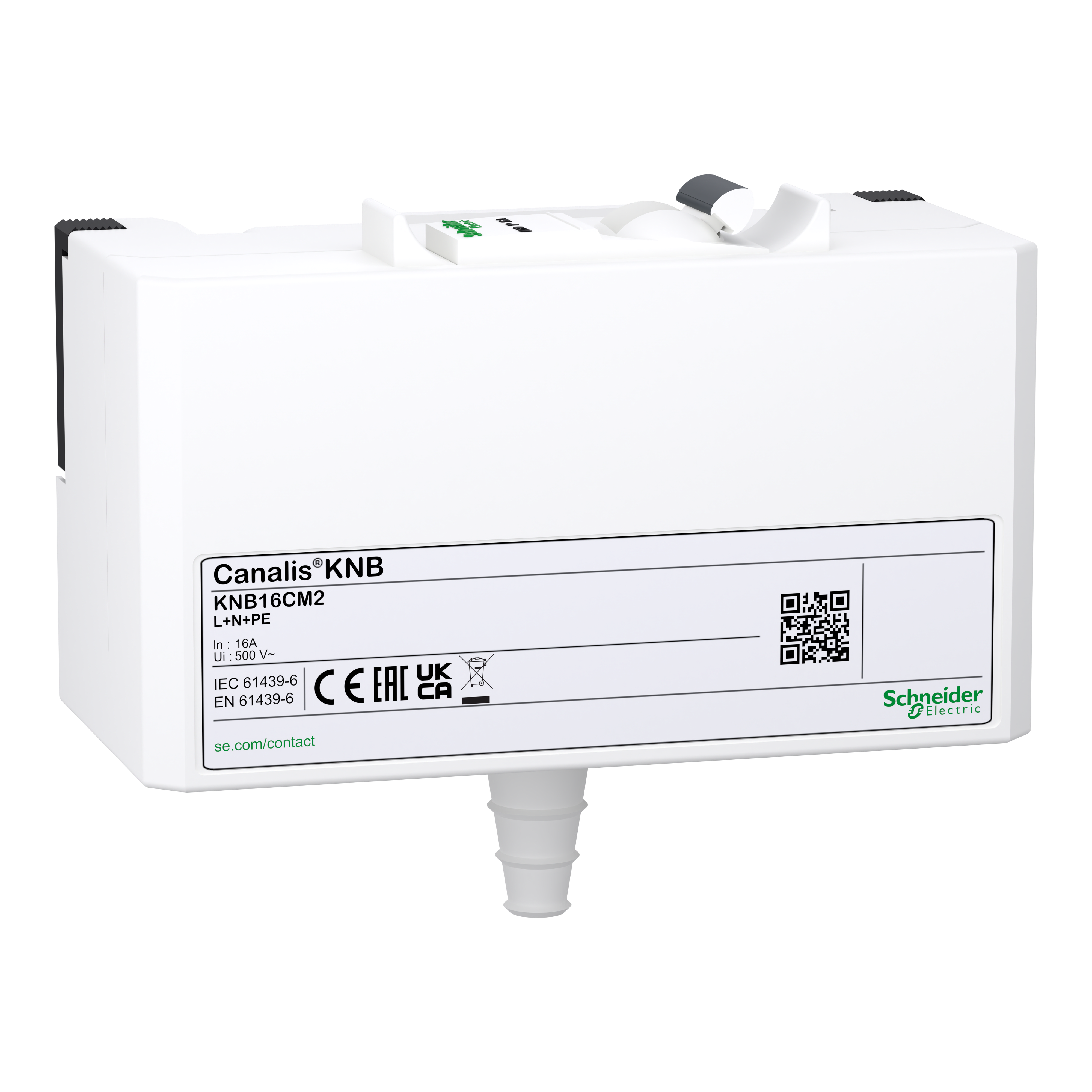 SCHNEIDER ELECTRIC - Canalis - Unità derivazione con C60 - 16 A - Selezione fasi - L + N + PE - IP41