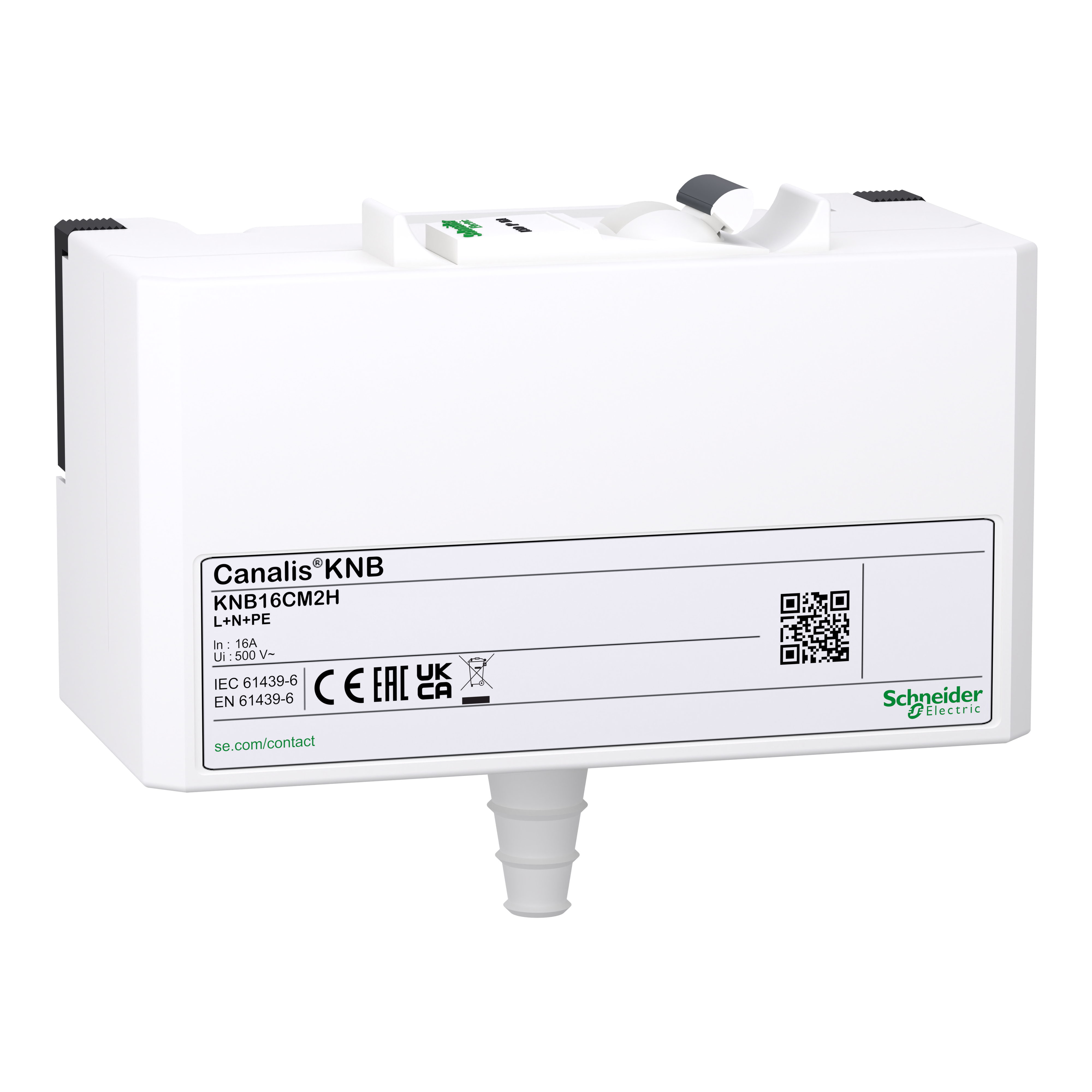 SCHNEIDER ELECTRIC - Canalis - Unità derivazione con C60 - 16 A - Selezione fasi - L + N + PE - IP41
