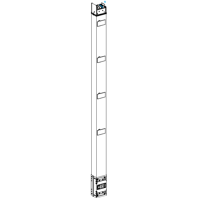 SCHNEIDER ELECTRIC - Canalis - Elemento di colonna - 800 A - 2,5 m - 4 derivazioni