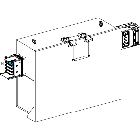 SCHNEIDER ELECTRIC - Canalis - Unità di derivazione per fusibile NF o DIN - 630 A - 3L + N + PE