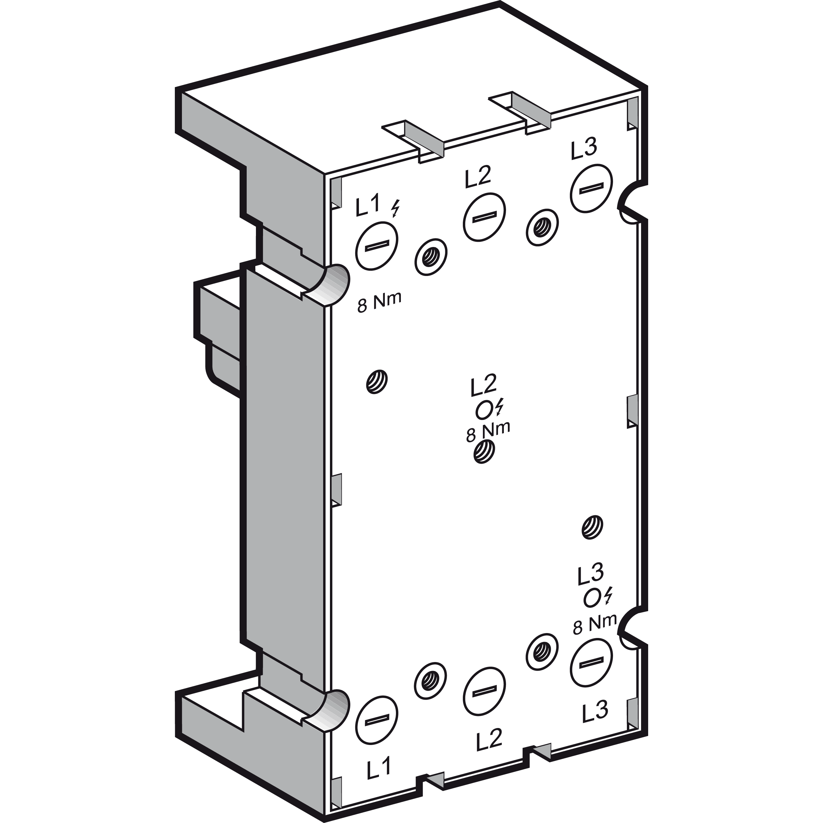 SCHNEIDER ELECTRIC - Mounting plate H-Frame