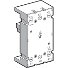 SCHNEIDER ELECTRIC - Accessorio, PowerPact H-Frame, Piastra di montaggio, Adattatore per sistema di sbarre collettrici, 3P, da 60 a 150 A, 60 mm