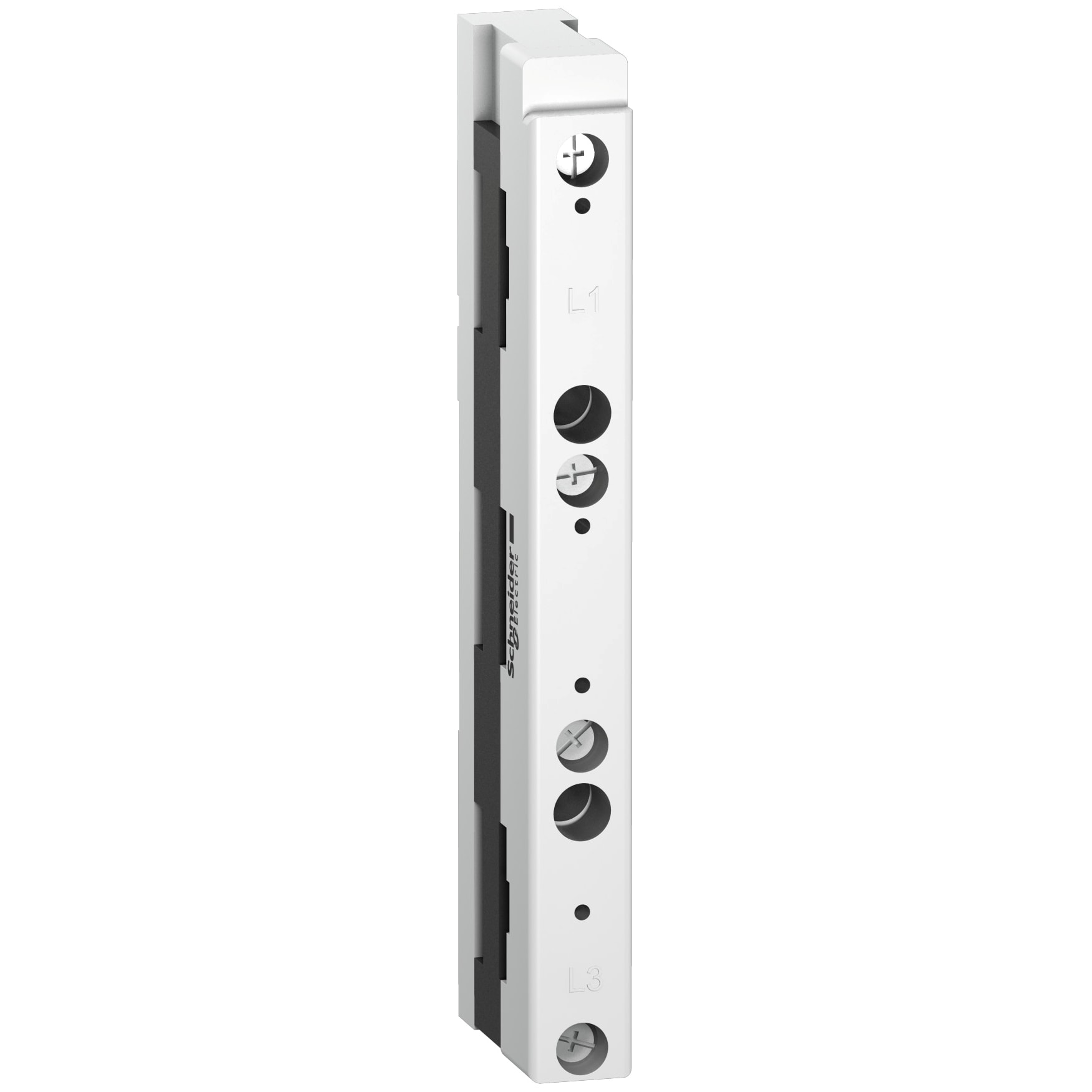 SCHNEIDER ELECTRIC - Supporto sbarra di distribuzione IEC 3P - dim. 12, 15, 20, 25, 30×5-10 mm²