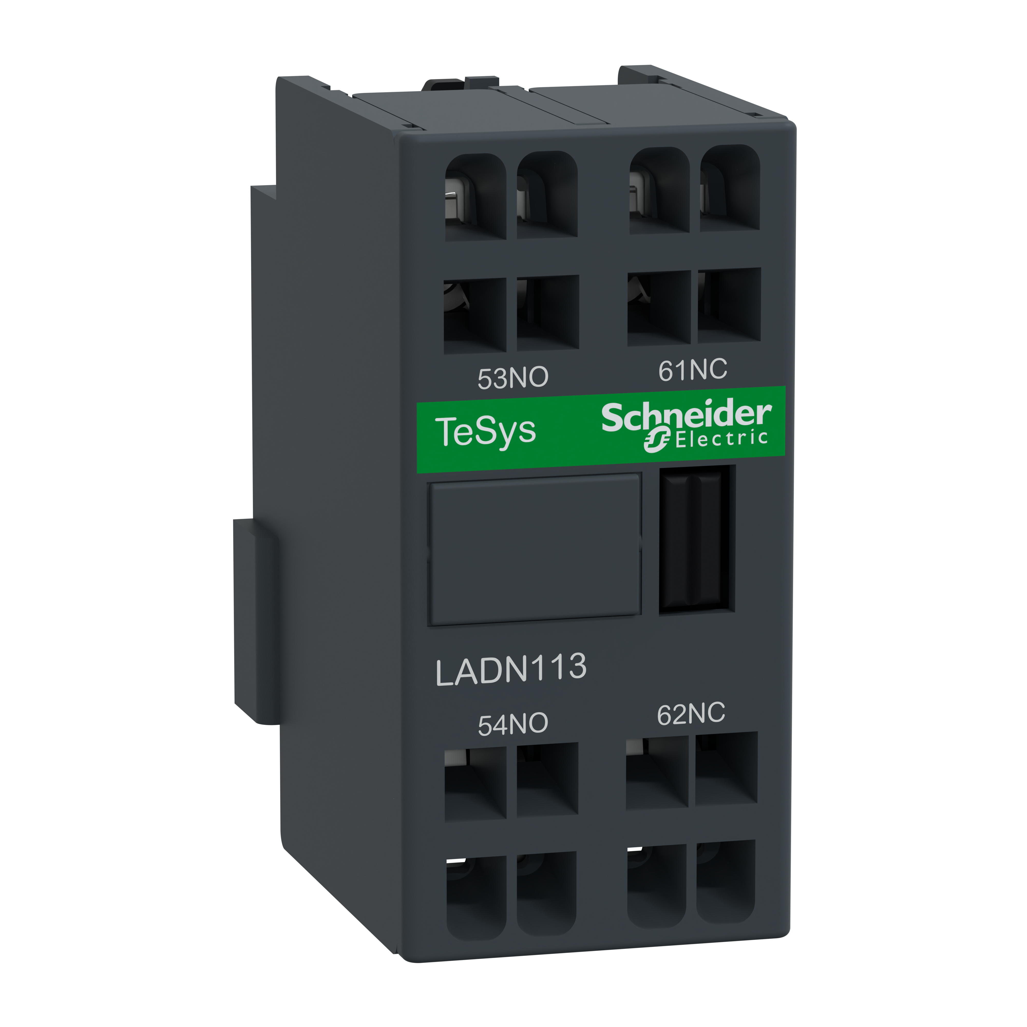 SCHNEIDER ELECTRIC - Blocco contatti ausiliari TeSys - 1NO + 1NC - Terminali a molla