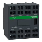 SCHNEIDER ELECTRIC - Blocco contatti ausiliari TeSys - 4NO - Terminali a molla