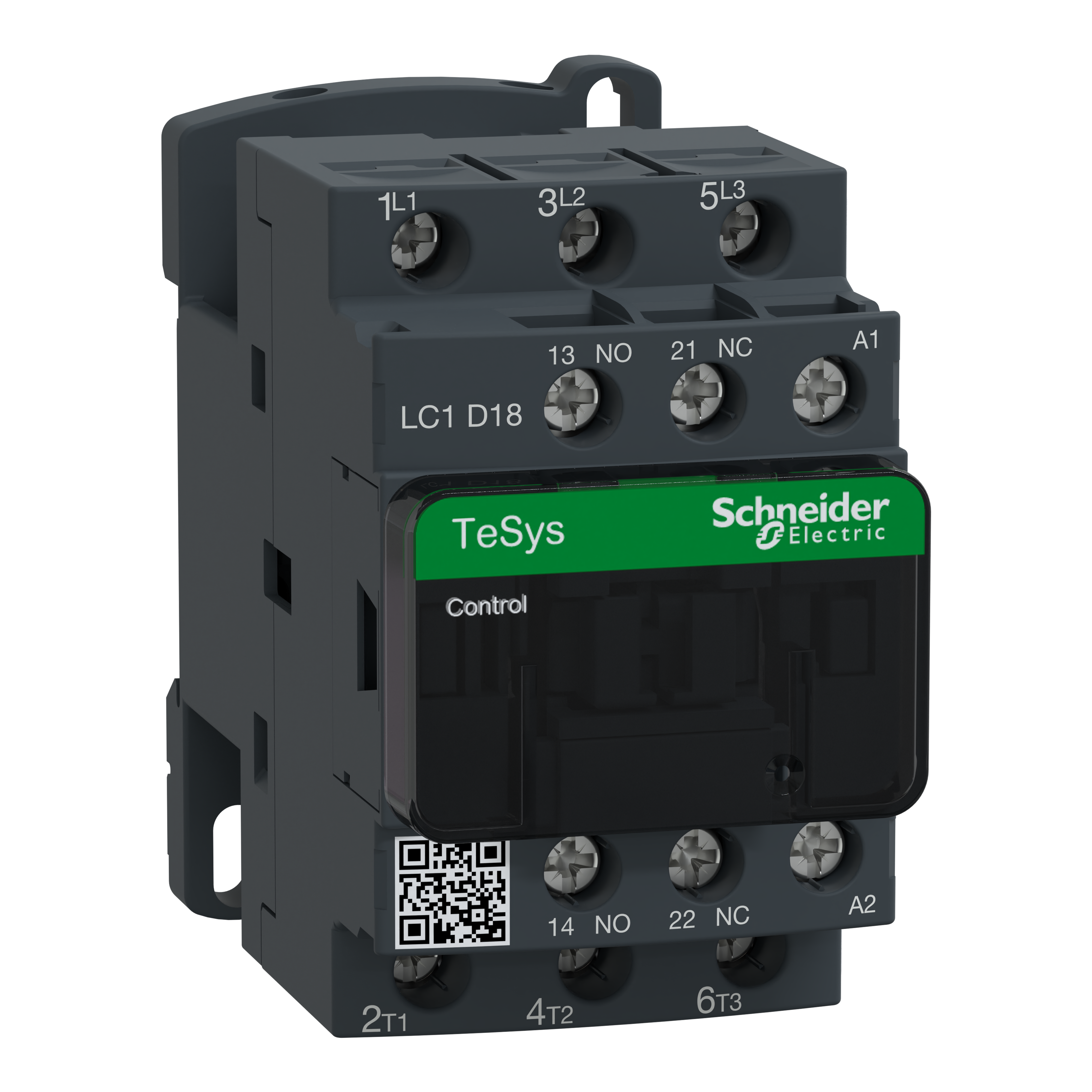 SCHNEIDER ELECTRIC - Contattore TeSys LC1D - 3 poli - AC3 440V 18 A - 24 V AC