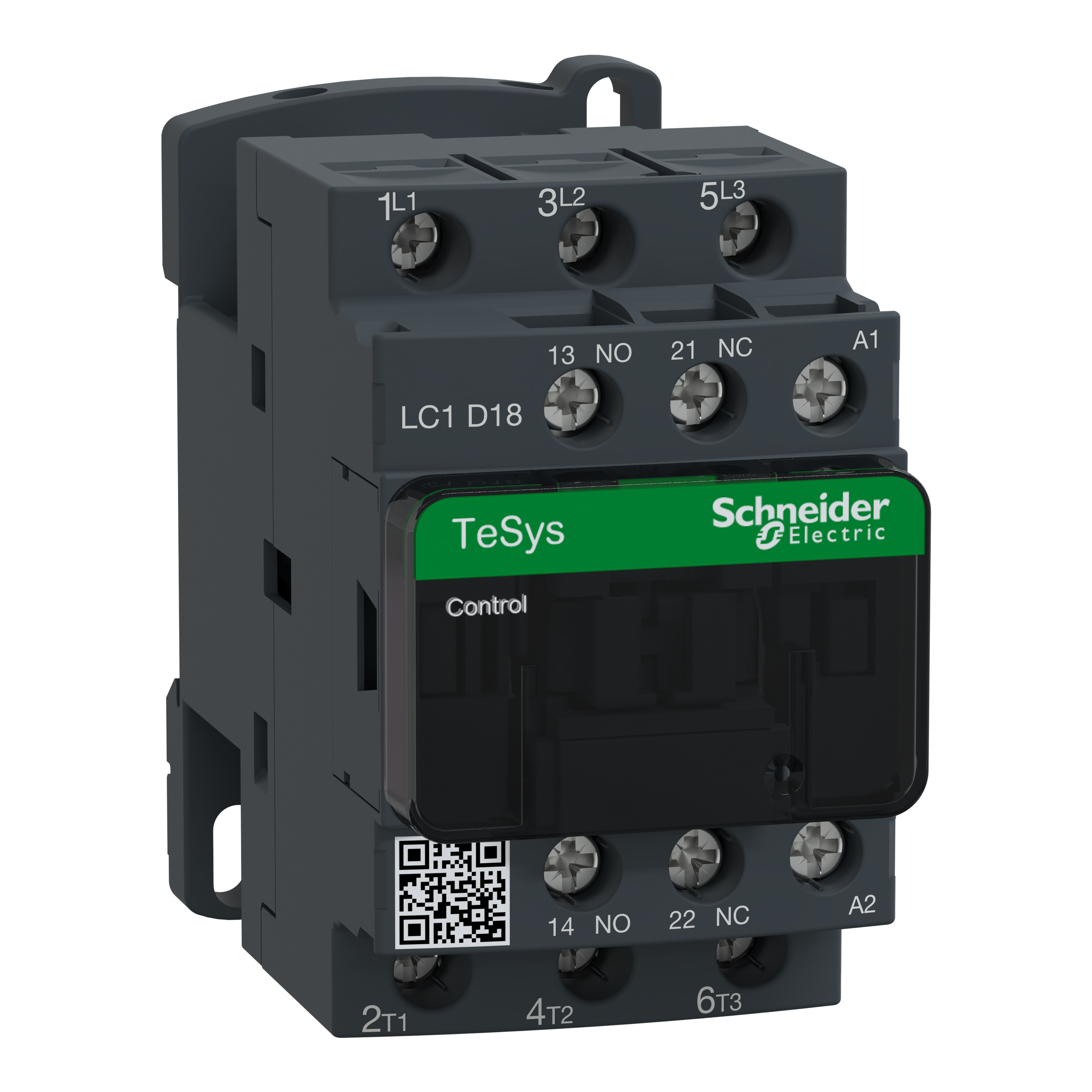 SCHNEIDER ELECTRIC - Contattore TeSys LC1D - 3 poli - AC3 440V 18 A - 100 Vca