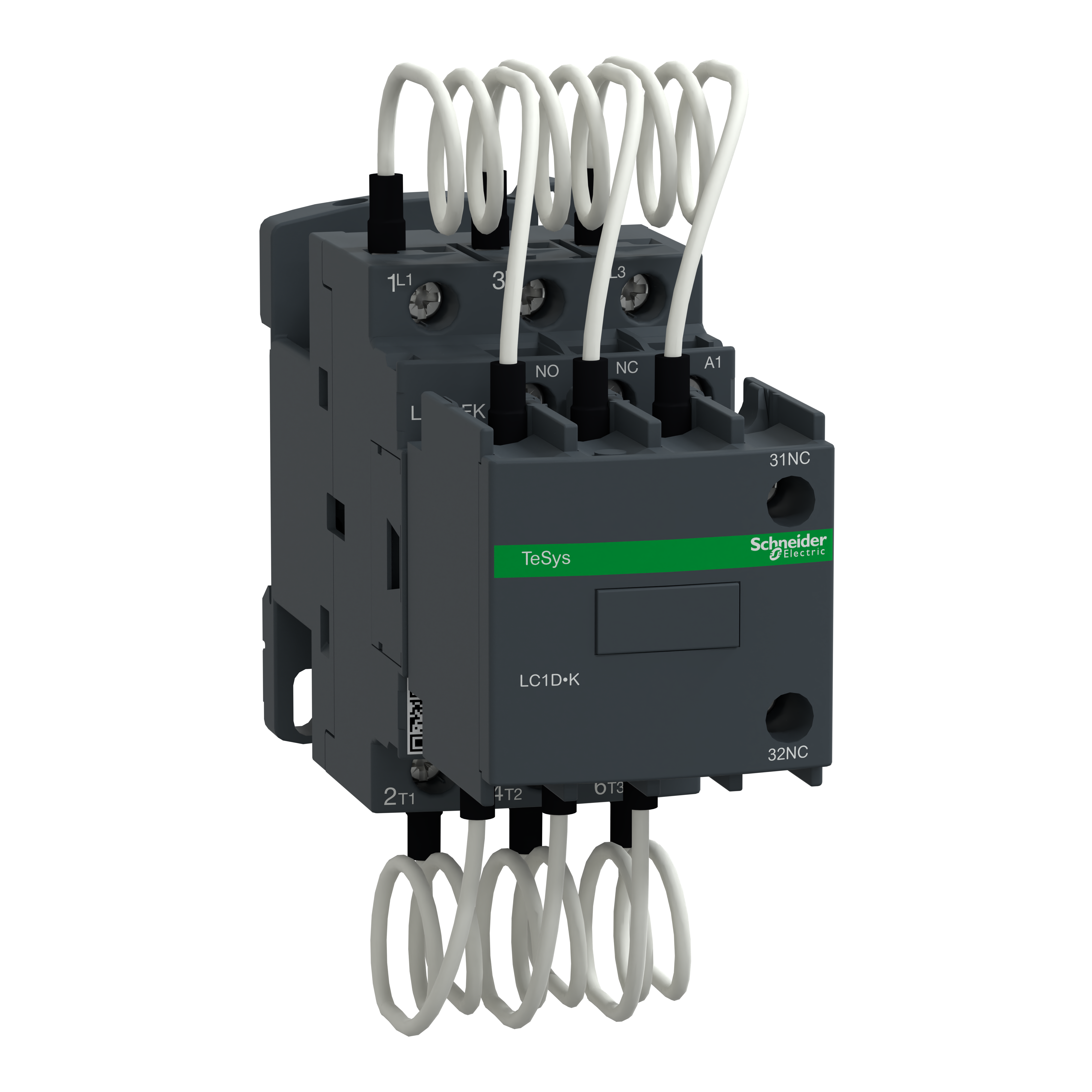 SCHNEIDER ELECTRIC - TeSys LC1D.K per comando condens. - 3P - 12,5 kVAR - 415 V - 220 V AC