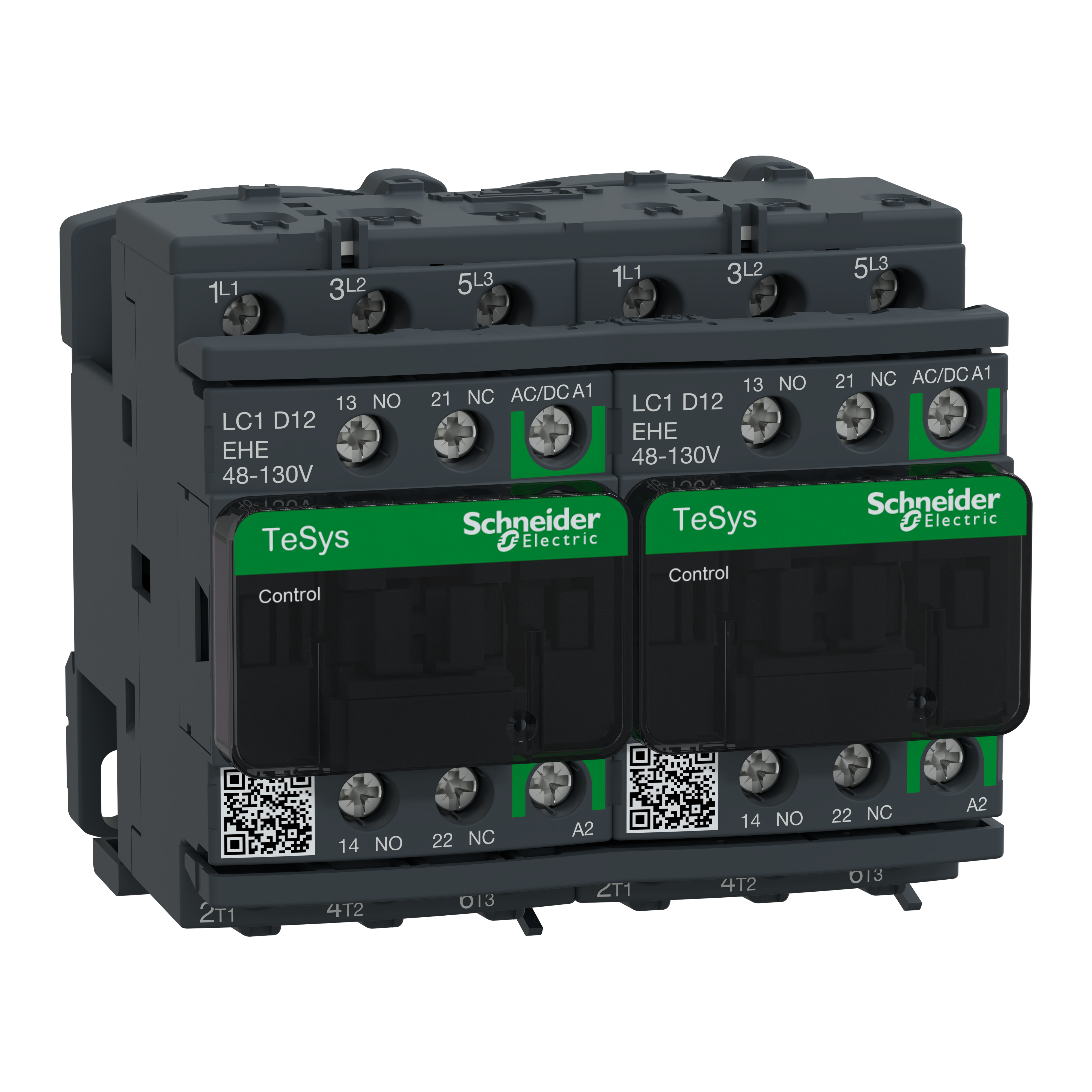 SCHNEIDER ELECTRIC - TeSys D teleinvertitore - 3P - &lt.lt->= 440 V - 40 A AC-3 - 48...130 V AC-DC