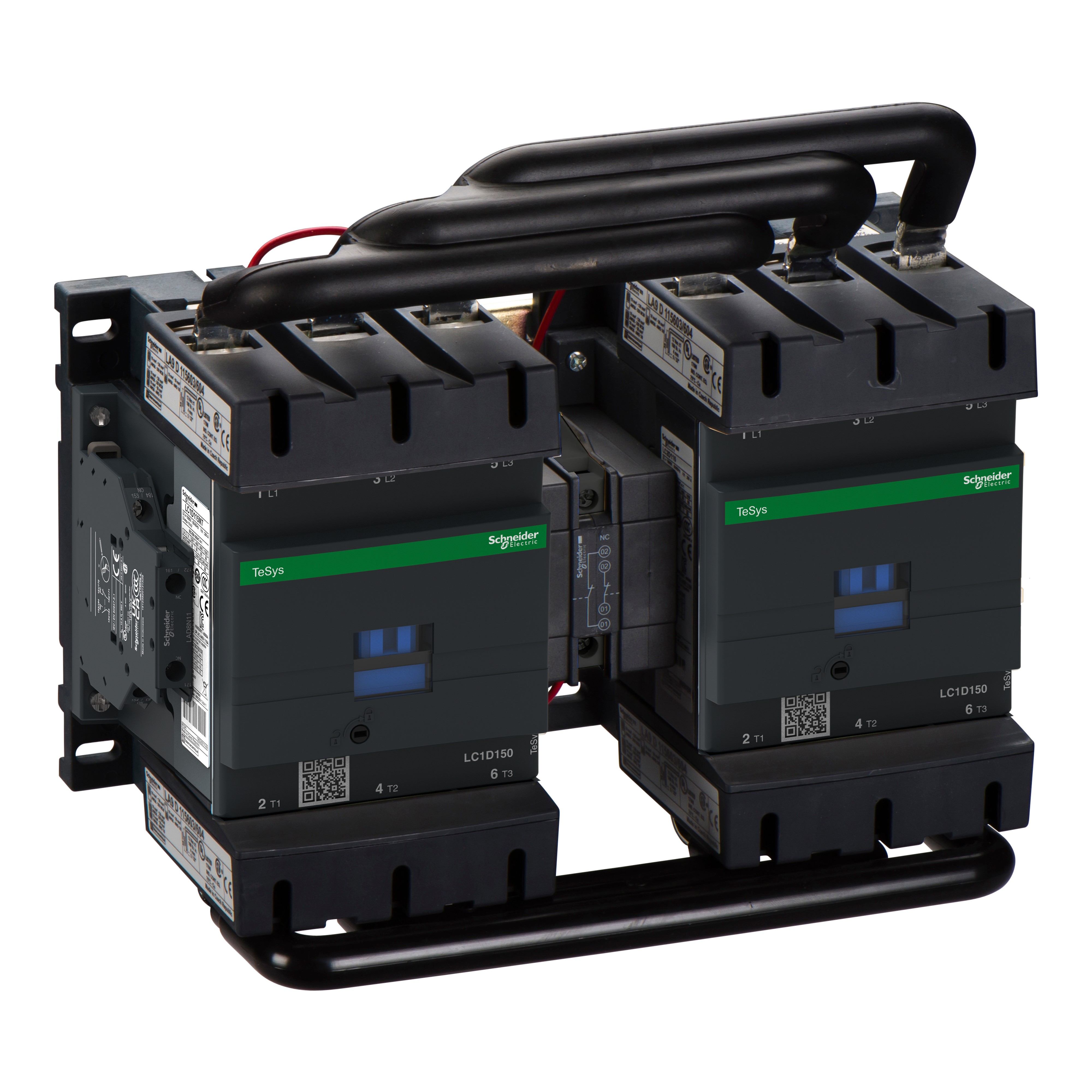 SCHNEIDER ELECTRIC - Teleinvertitore TeSys LC2D - 3 poli - AC3 440 V 150 A - 48 V CA