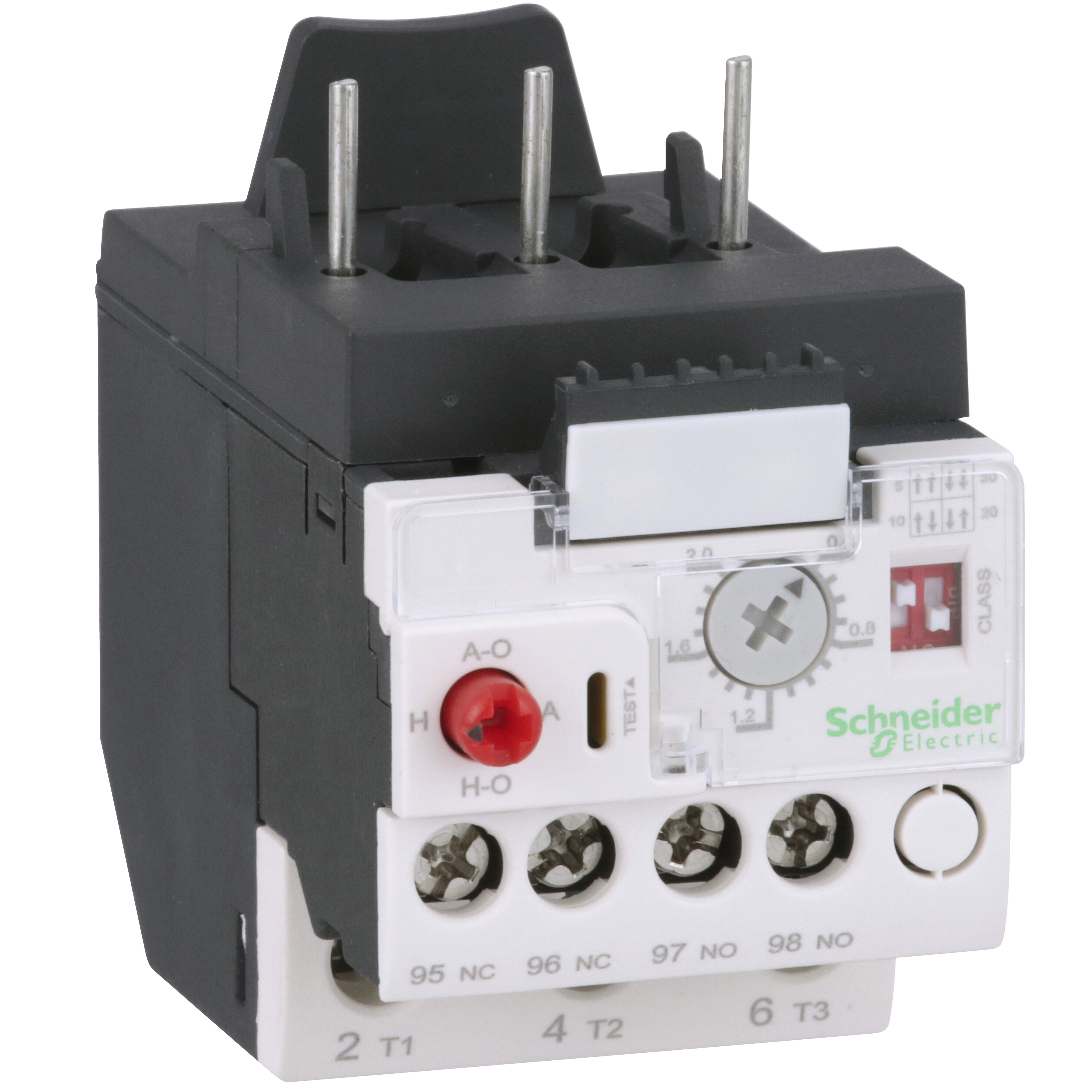 SCHNEIDER ELECTRIC - Relè di sovraccarico termico elettronico TeSys LRD - 3P - 0,4...2 A