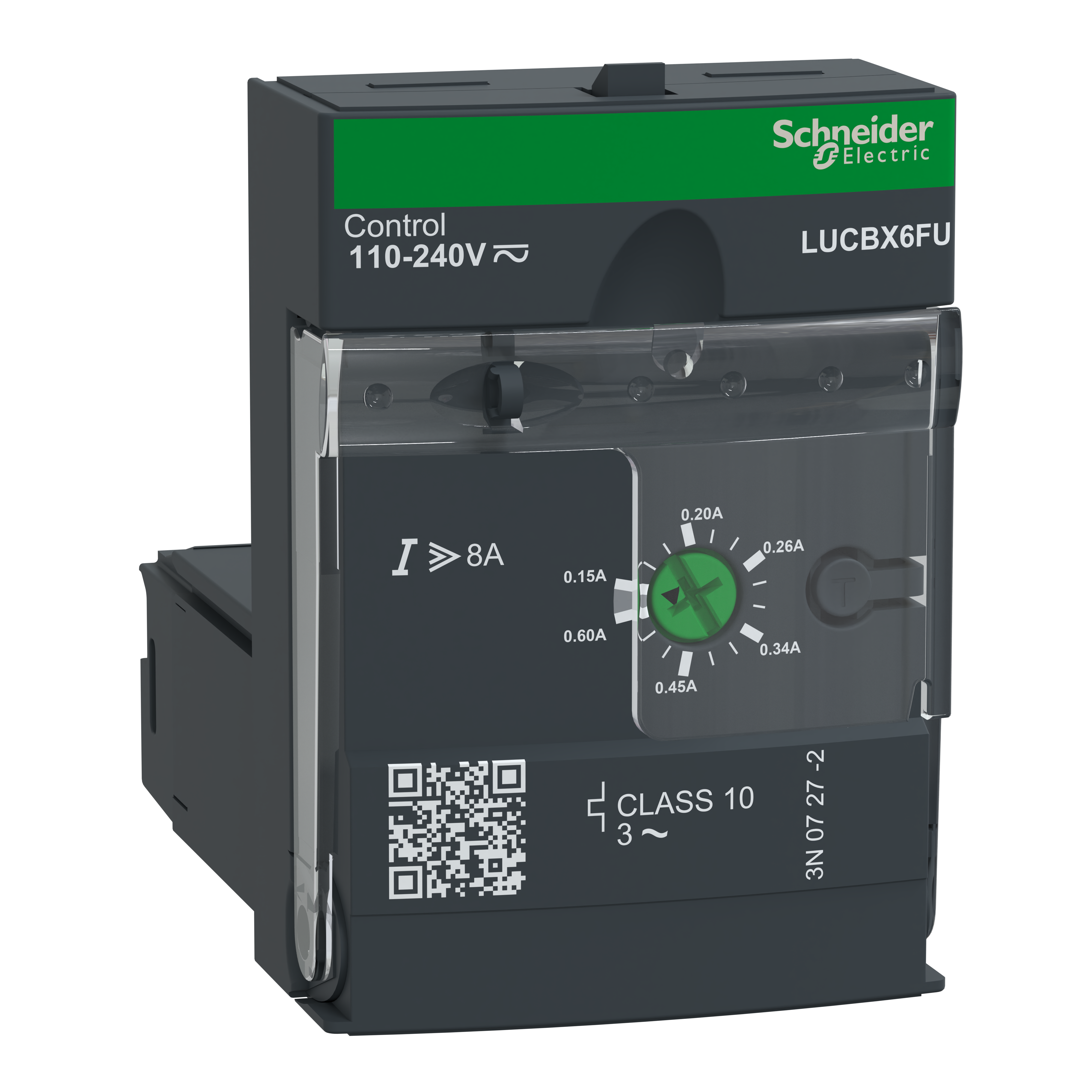 SCHNEIDER ELECTRIC - Unità di controllo avanzata LUCB - Classe 10- 0,15...0,6 A - 100....220 V CC-CA