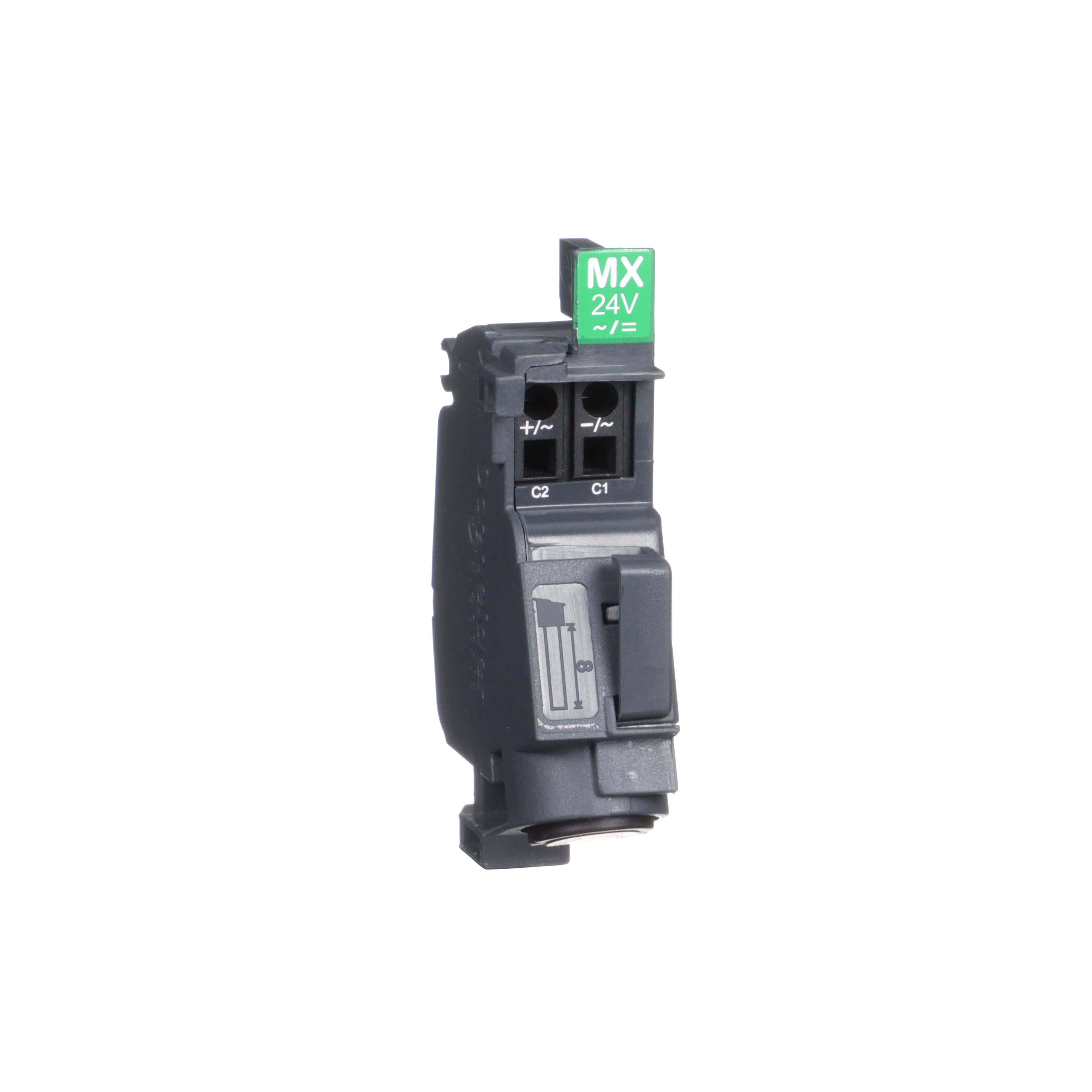 SCHNEIDER ELECTRIC - Bobina a lancio di corrente MX 24 Vca 50-60 Hz - 24 Vcc