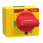 SCHNEIDER ELECTRIC - Manovra rotativa diretta, ComPacT NSXm, manovra rossa su fronte giallo, IP40