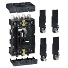 SCHNEIDER ELECTRIC - Kit con base plug-in - 4 poli - Per Vigi NSX100..250