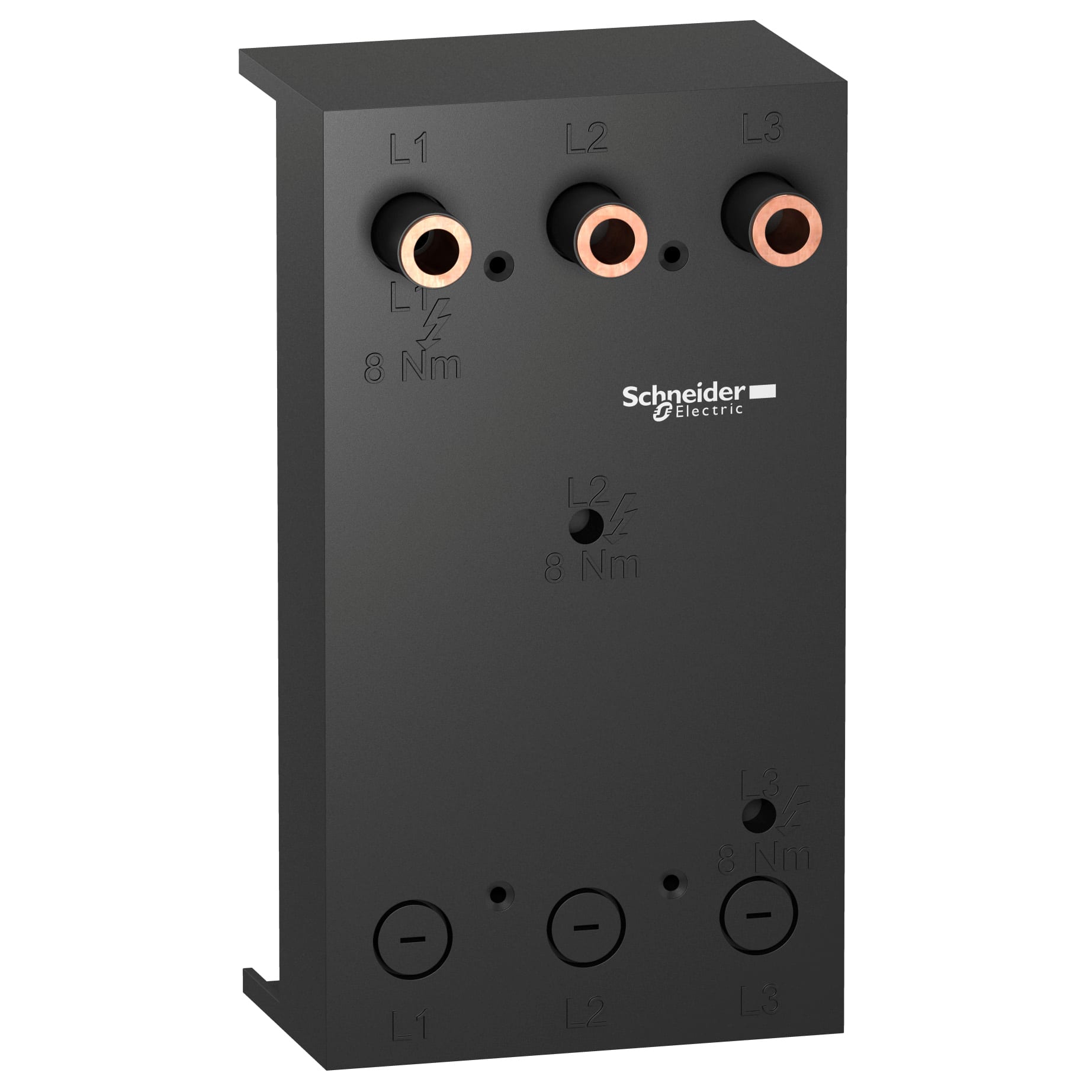 SCHNEIDER ELECTRIC - Adattatore per sistema sbarre di distribuzione - 3P - da 80 a 250 A - 60 mm