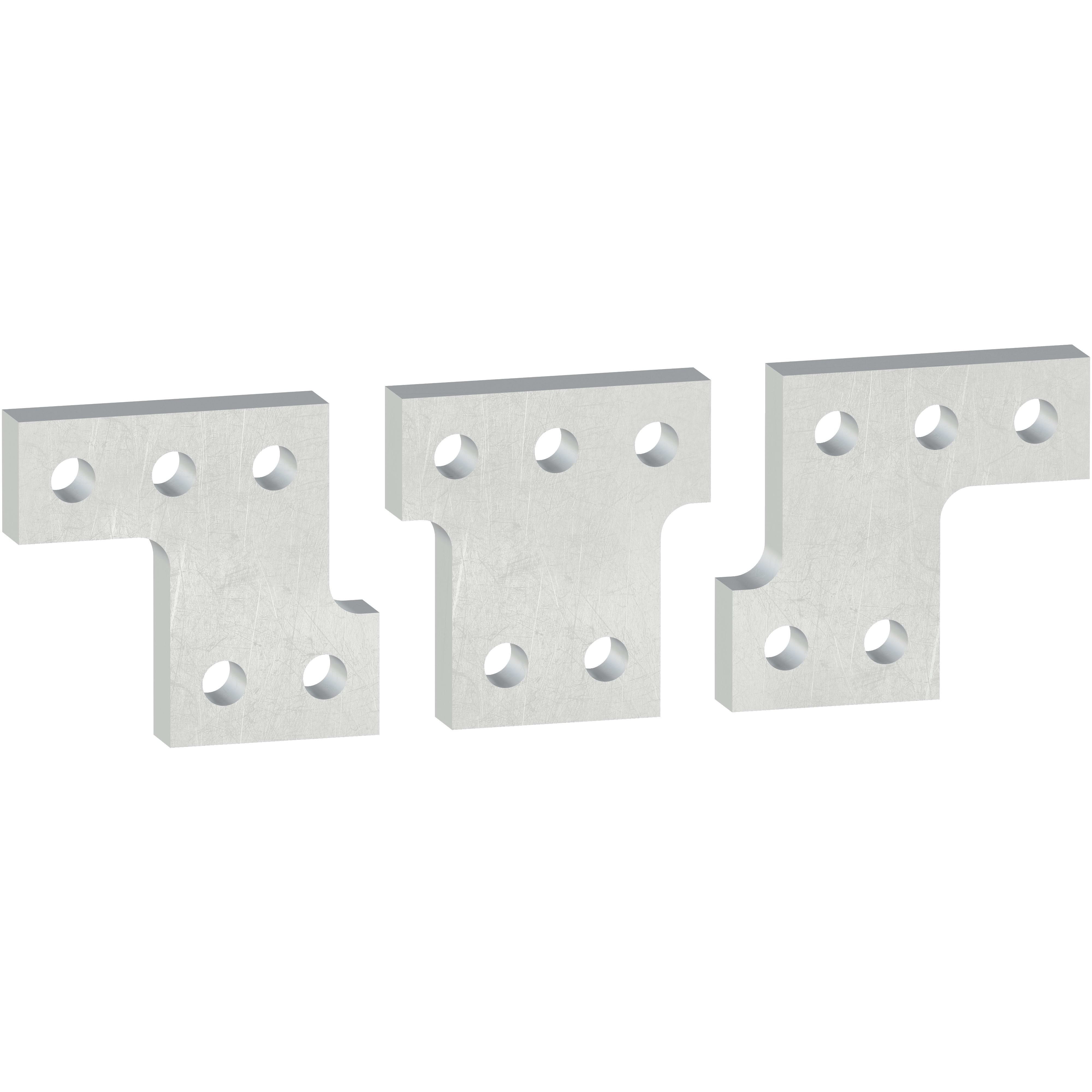 SCHNEIDER ELECTRIC - 95 mm pitch spreader set flat connection - for Masterpact MTZ1 - 3P