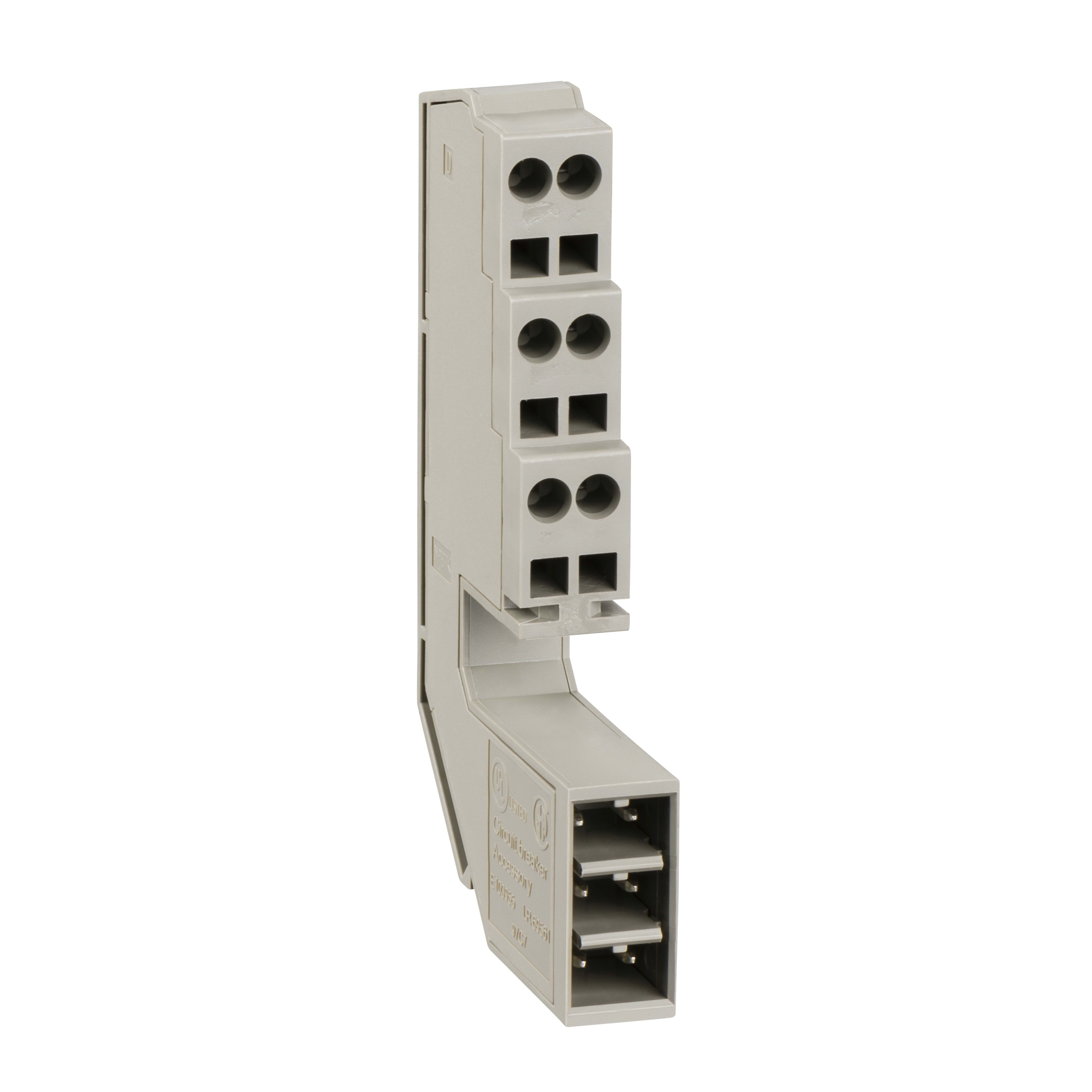 SCHNEIDER ELECTRIC - 6 wires terminal block - 10 parts - for Masterpact MTZ1 - drawout