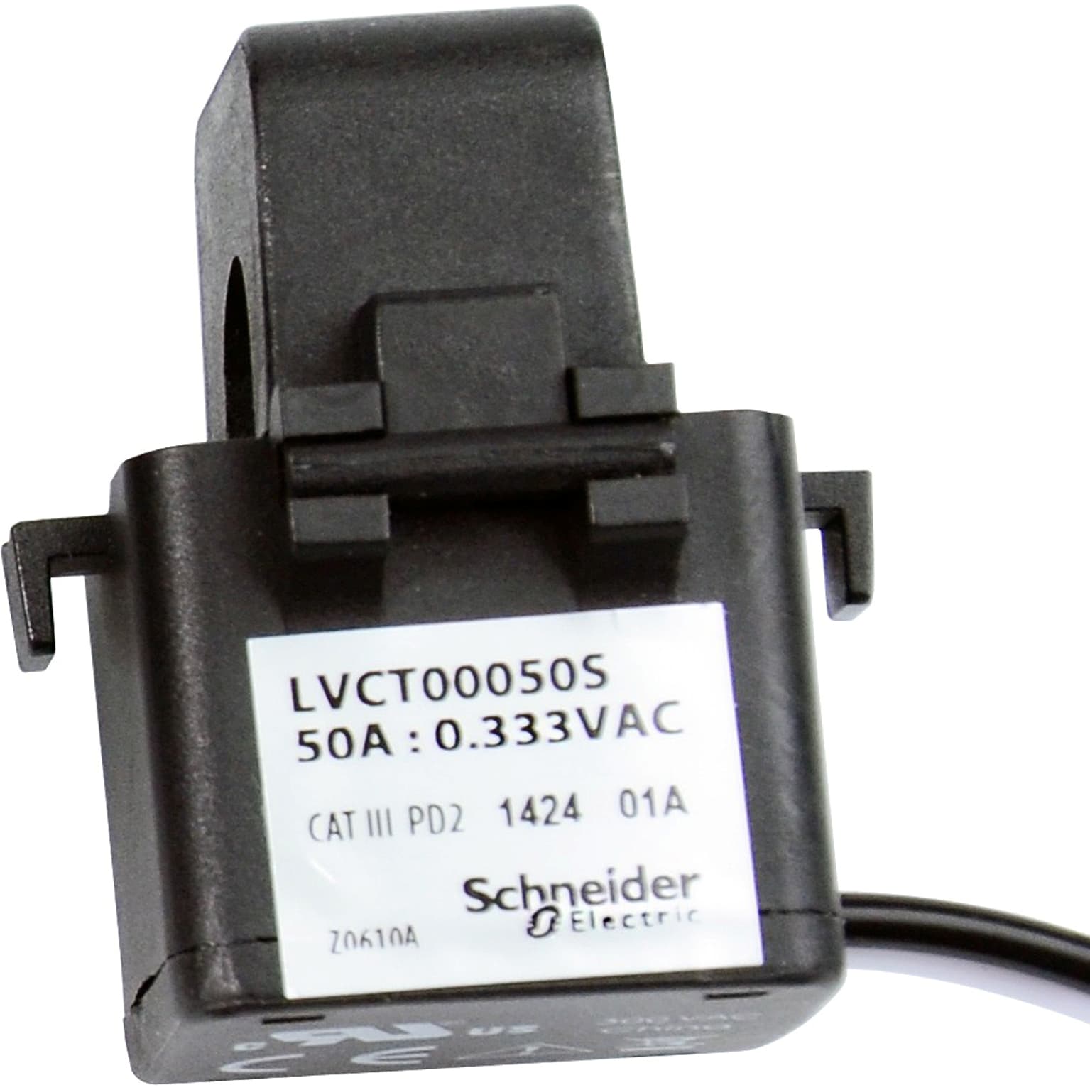 SCHNEIDER ELECTRIC - TA LVCT apribili - 50 A - uscita 0,333 V - diametro 10mm x H=11mm LVCT00050S
