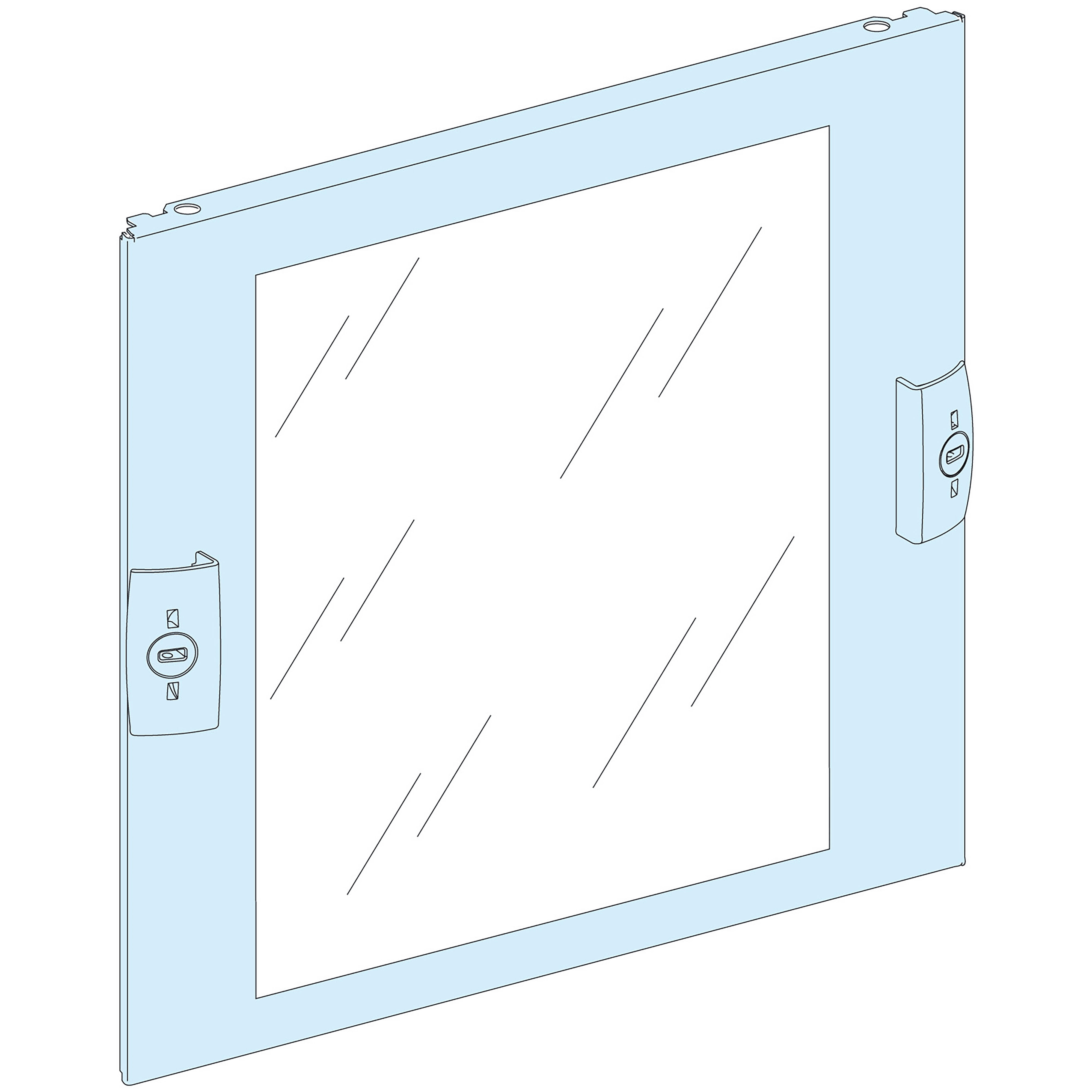 SCHNEIDER ELECTRIC - Piastra frontale trasp.L250 6M