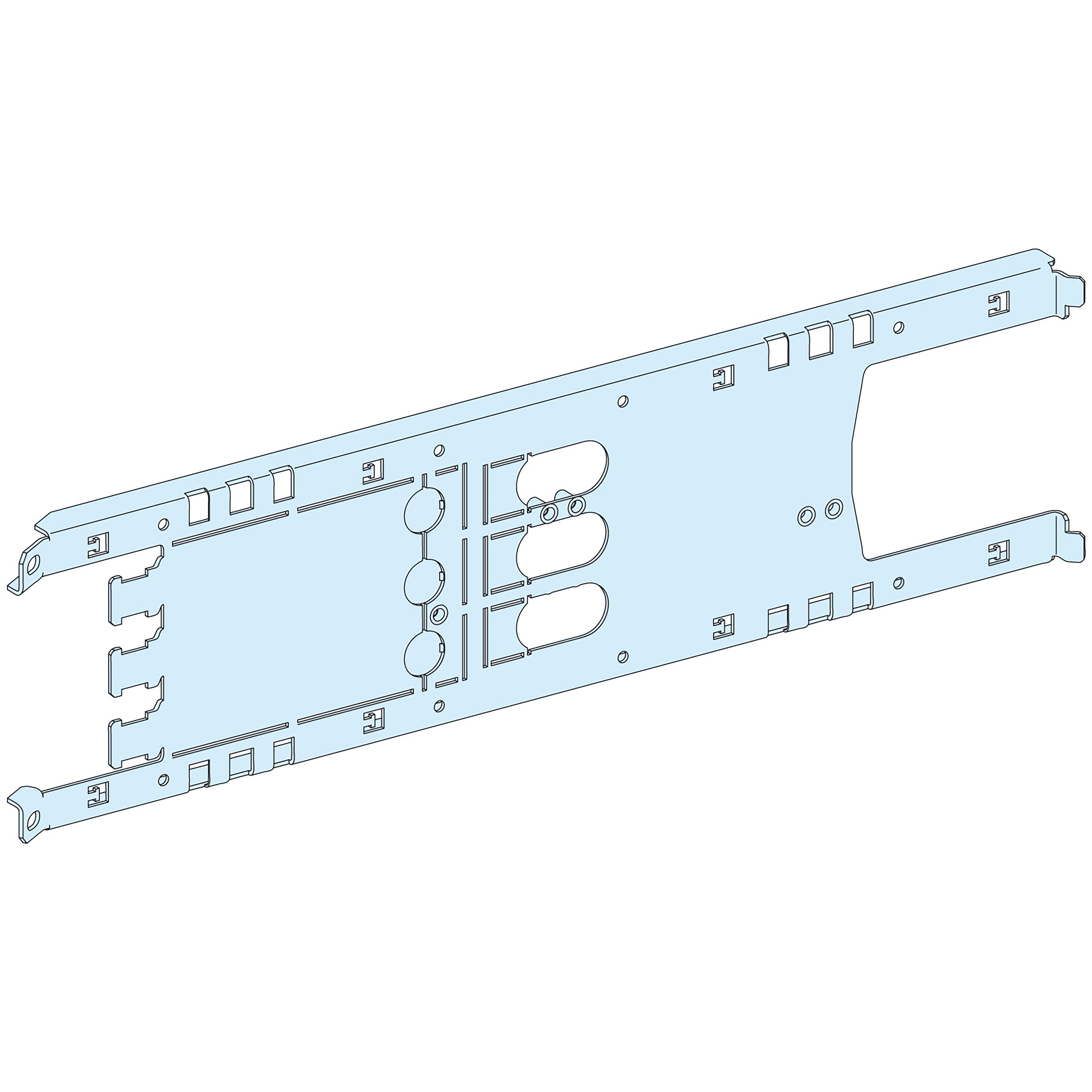 SCHNEIDER ELECTRIC - Piastra di fondo NS250 H fis-rim-est 3P
