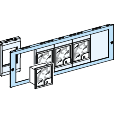 SCHNEIDER ELECTRIC - Piastra front preforata stru. misura