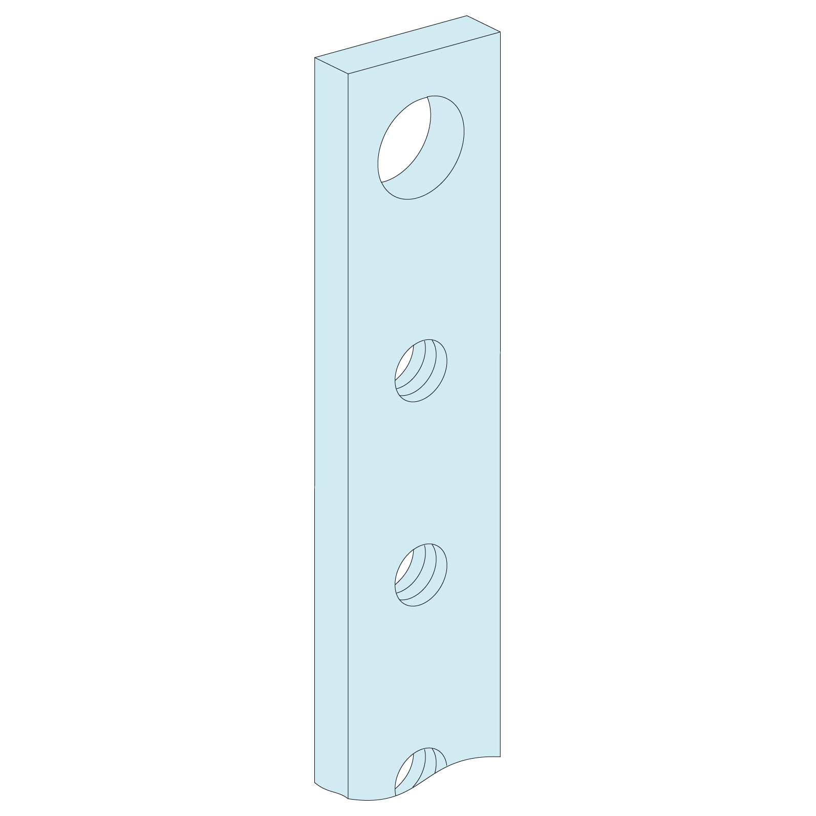 SCHNEIDER ELECTRIC - 4 Barre filettate 160A L1000