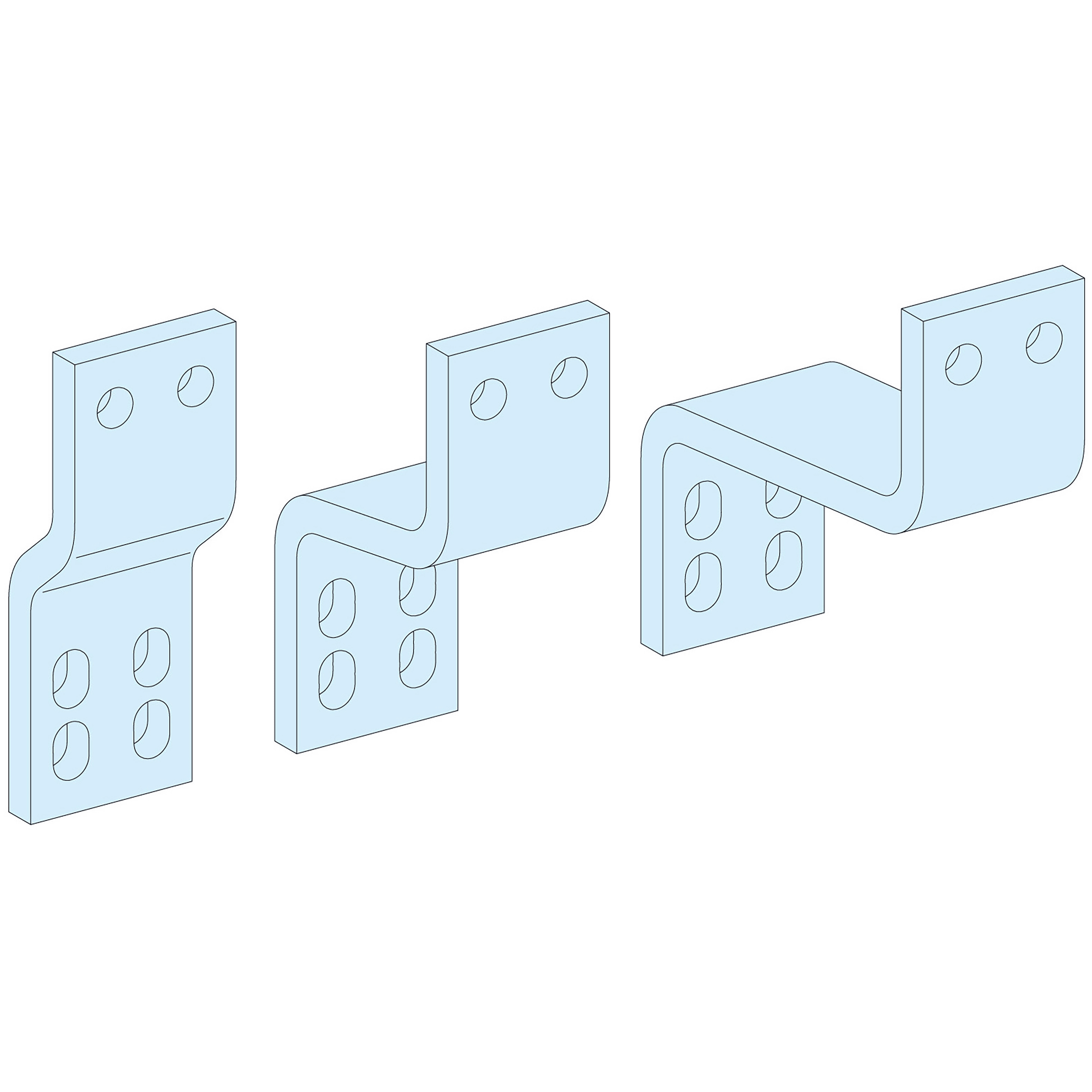 SCHNEIDER ELECTRIC - Coll. Canalis NS-NT att. front. 4P