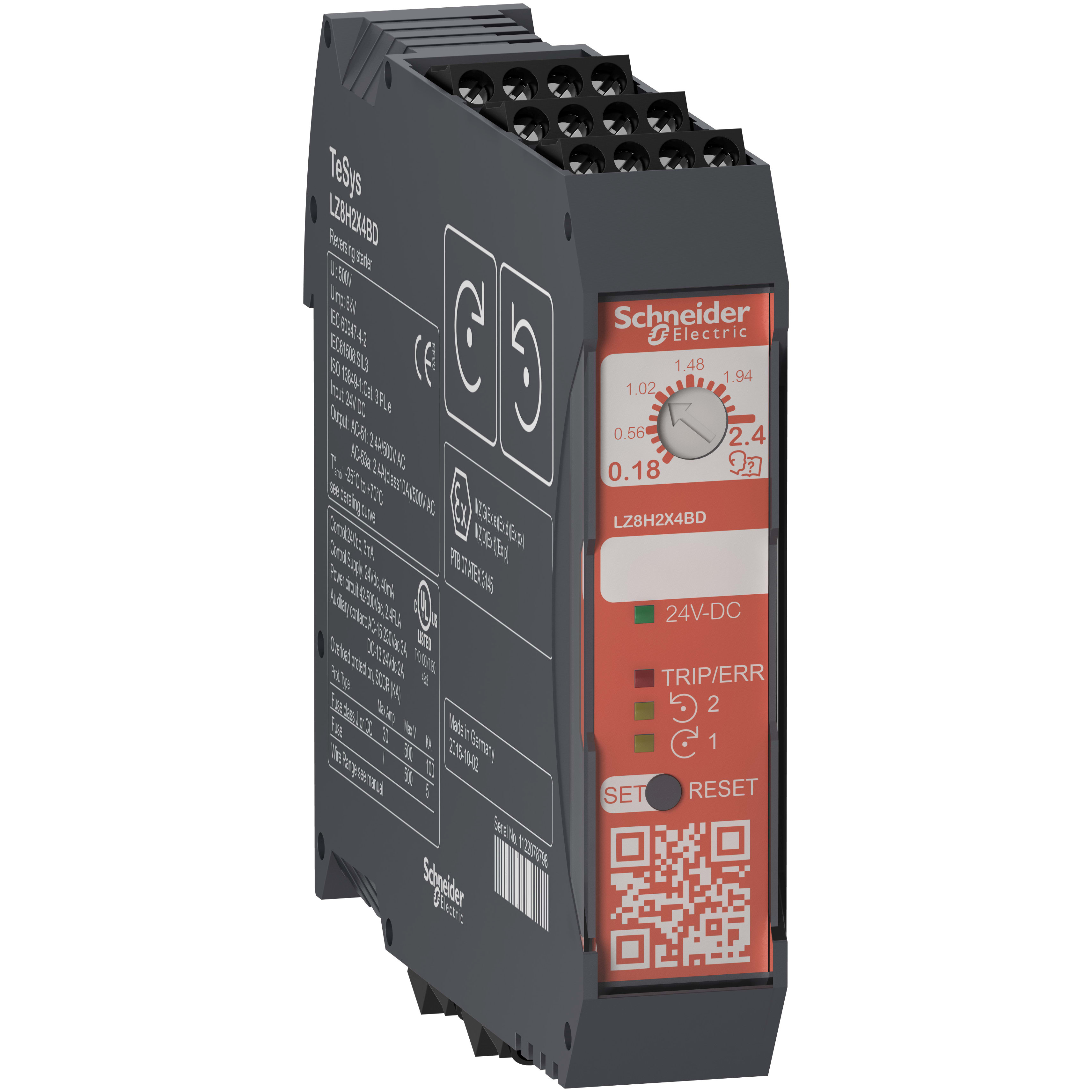 SCHNEIDER ELECTRIC - Teleinvertitore Safety 0,75KW 24 vdc vite