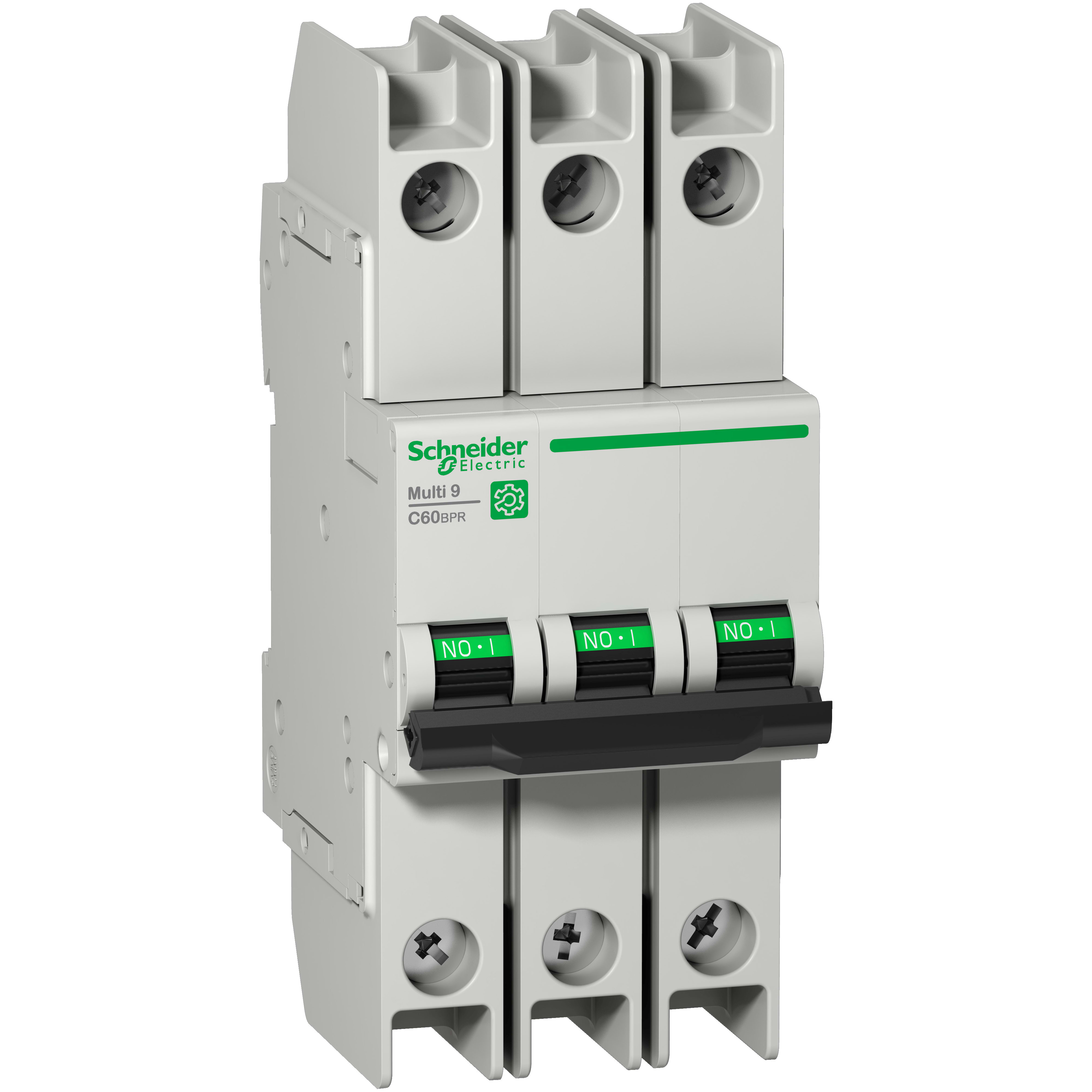 SCHNEIDER ELECTRIC - Multi 9 - C60BPR - MCB - 3P - 10 A - D Curve - 480Y-277 V - 10 kA - UL 489