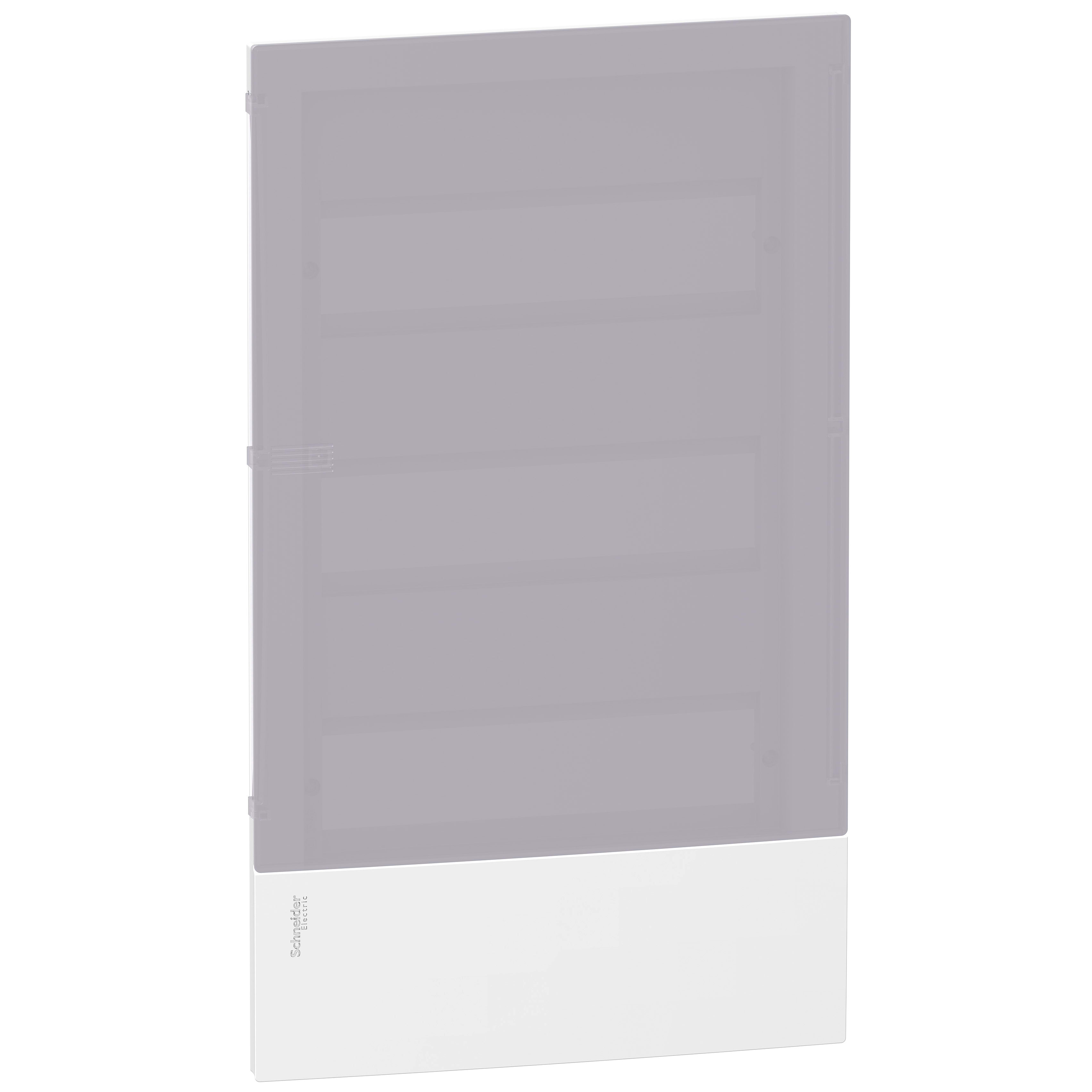 SCHNEIDER ELECTRIC - Fronte Resi9 MP incasso 36 (3x12) moduli bianco porta traslucida