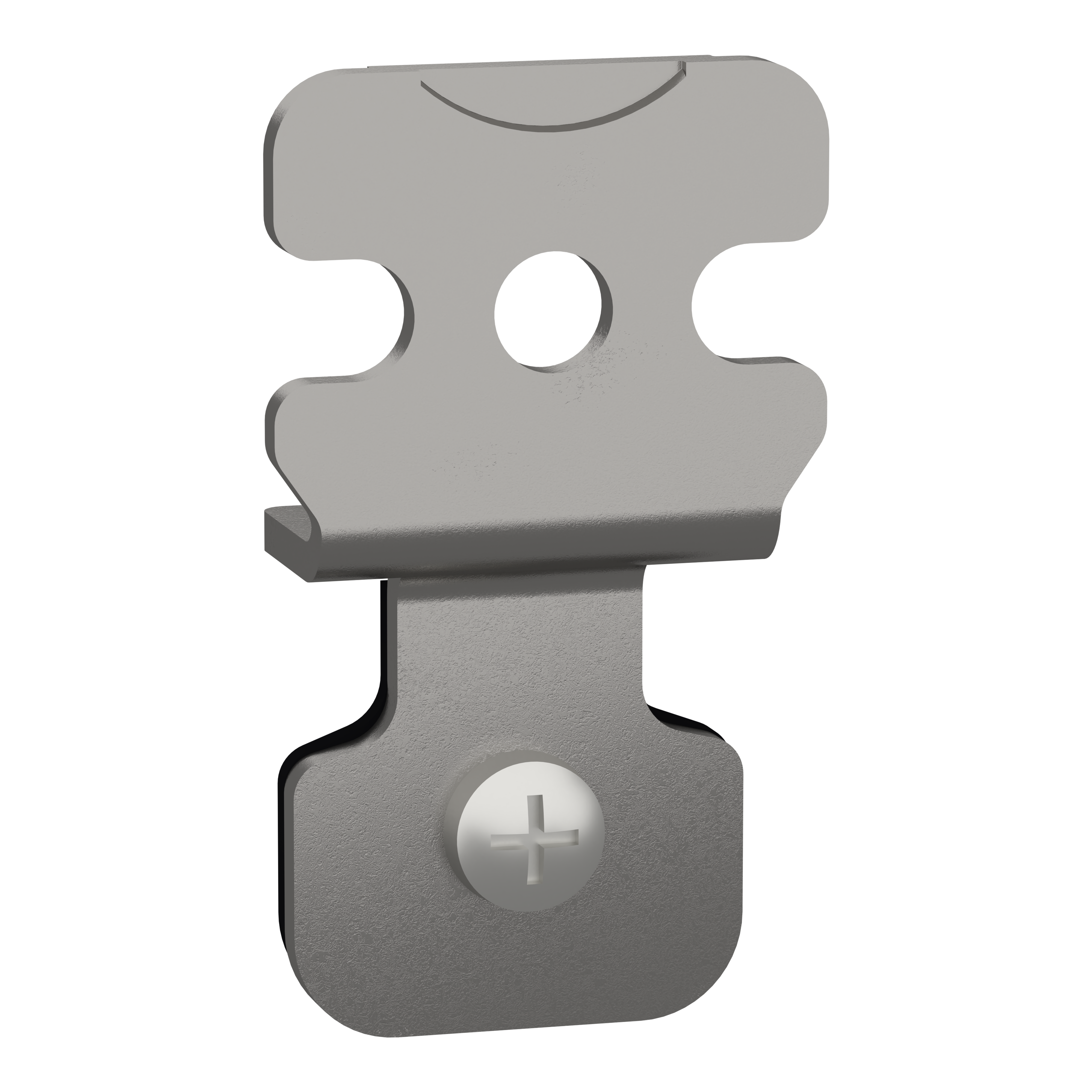 SCHNEIDER ELECTRIC - 4 staffe di fissaggio a parete in Acciaio Inox AISI 304L per Spacial SBX