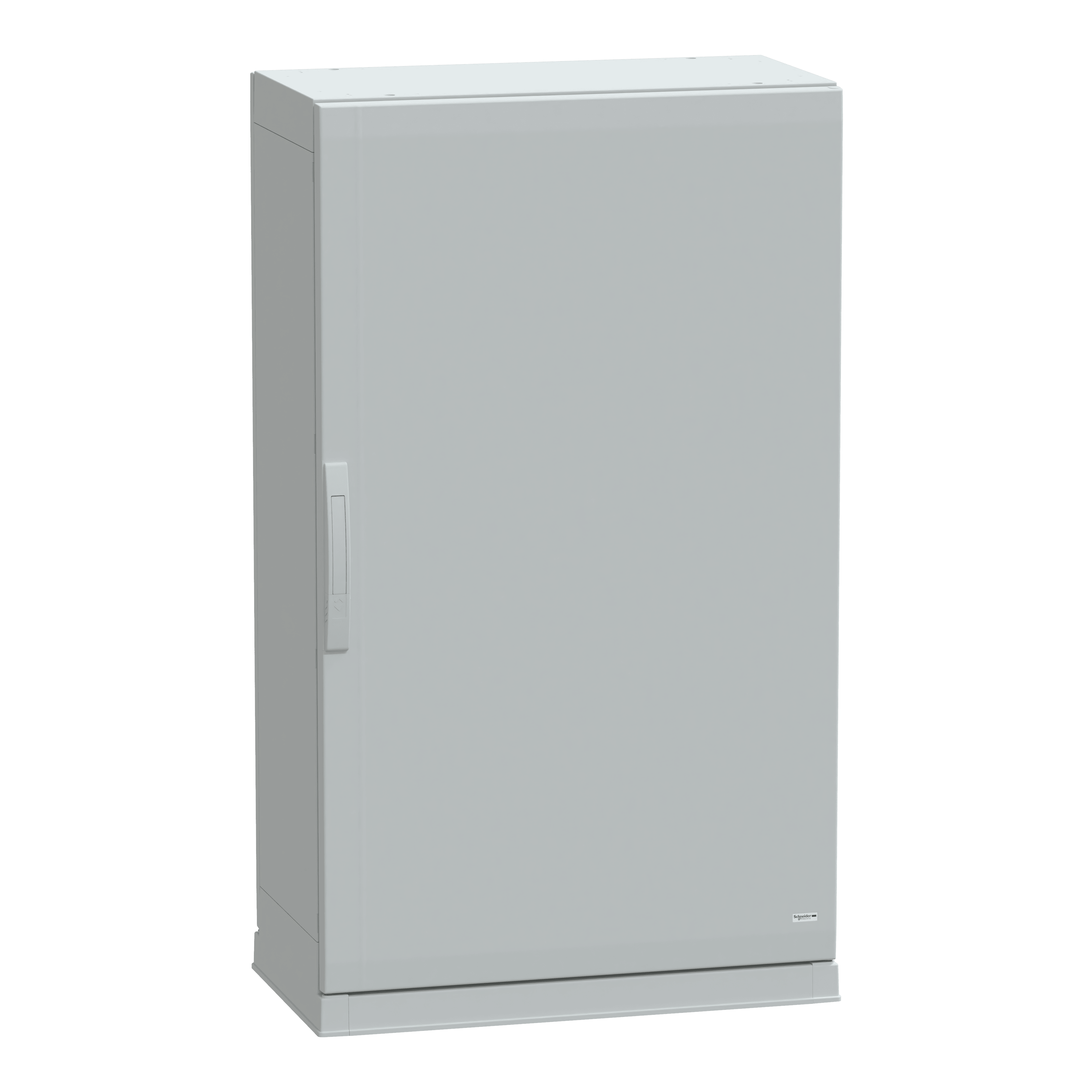 SCHNEIDER ELECTRIC - Armadio in poliestere con porta liscia e zoccolo 1250x750x420 IP54 RAL 7035