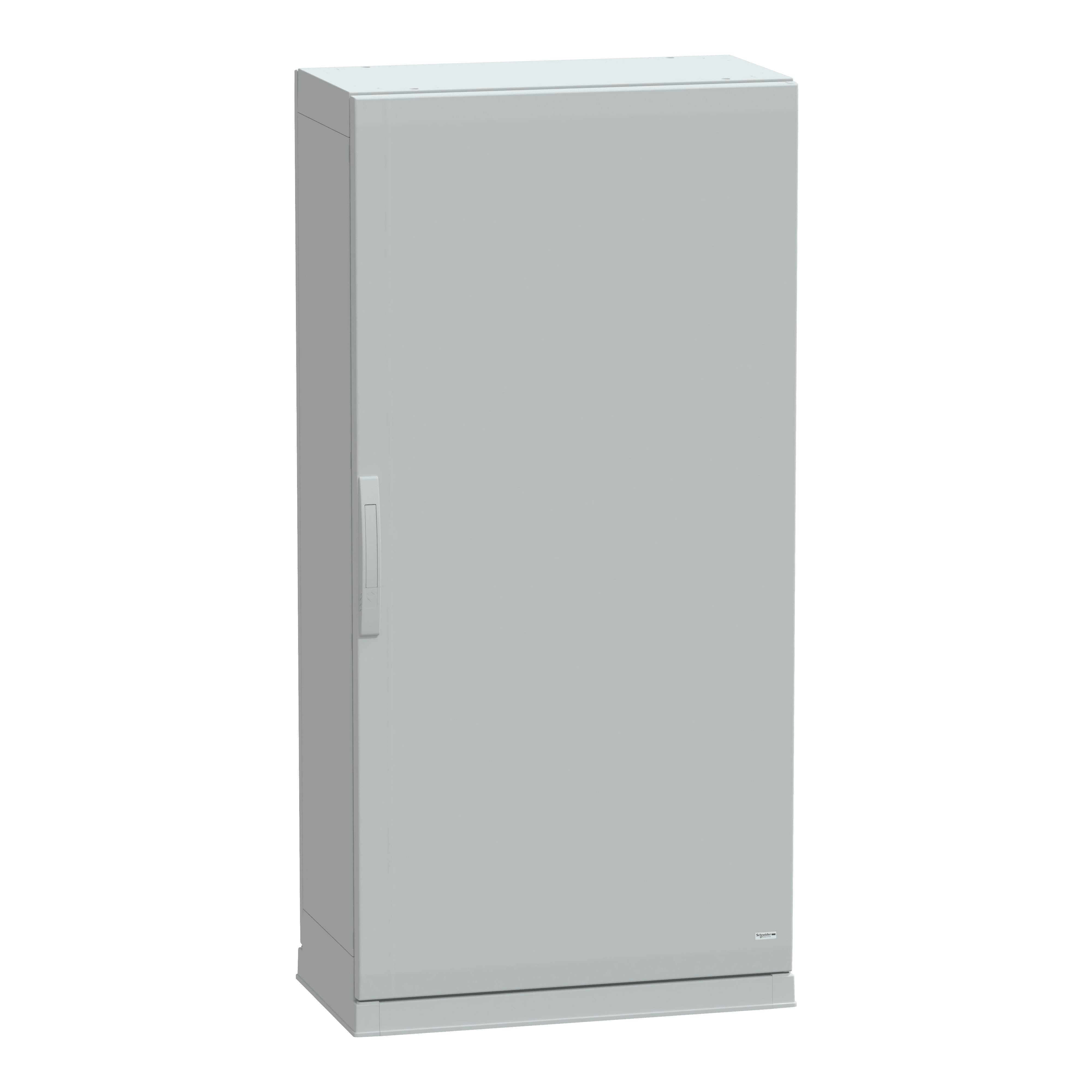 SCHNEIDER ELECTRIC - Armadio in poliestere con porta liscia e zoccolo 1500x750x420 IP54 RAL 7035