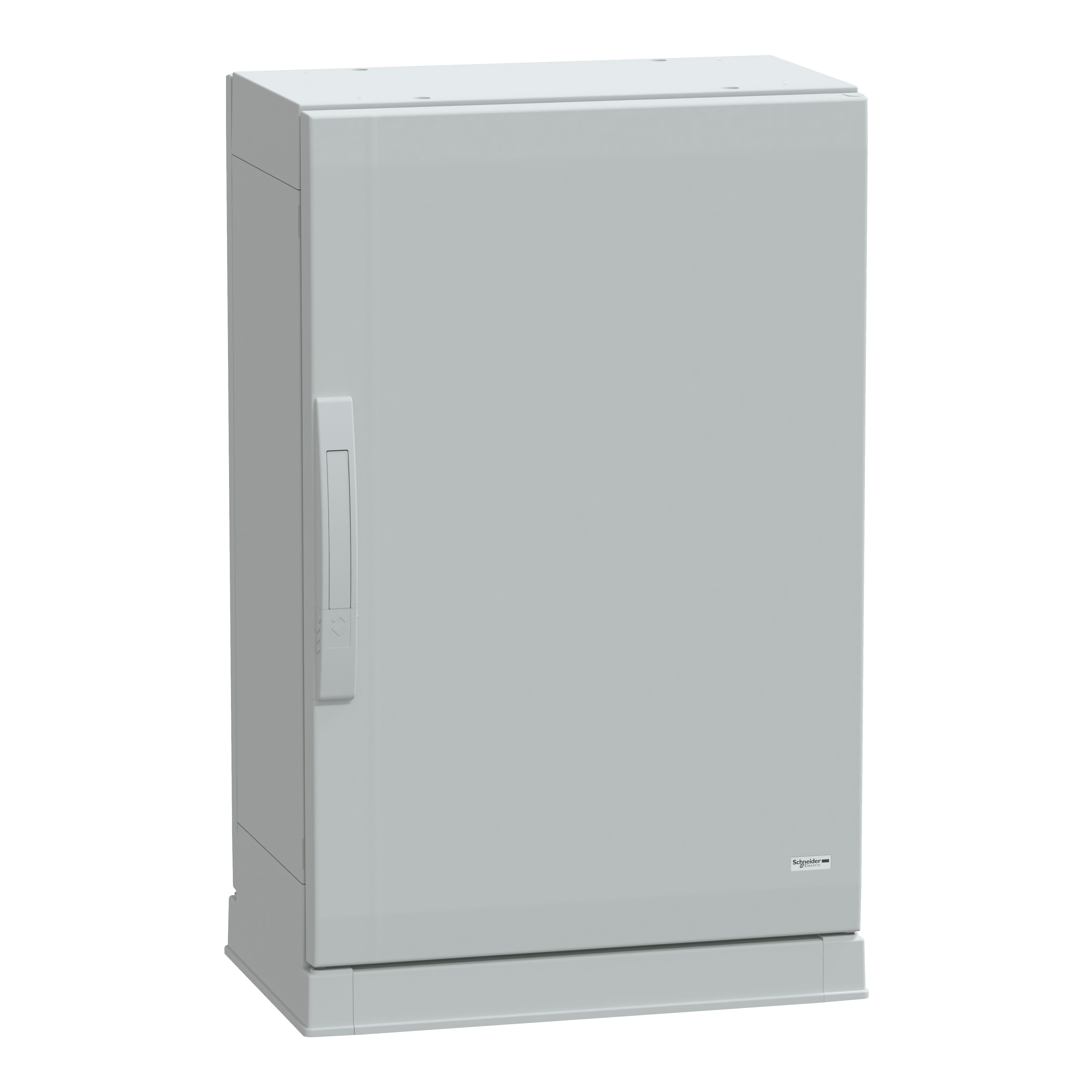 SCHNEIDER ELECTRIC - Armadio in poliestere con porta liscia e zoccolo 750x500x320 IP54 RAL 7035