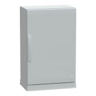 SCHNEIDER ELECTRIC - Armadio in poliestere con porta liscia e zoccolo 750x500x320 IP54 RAL 7035