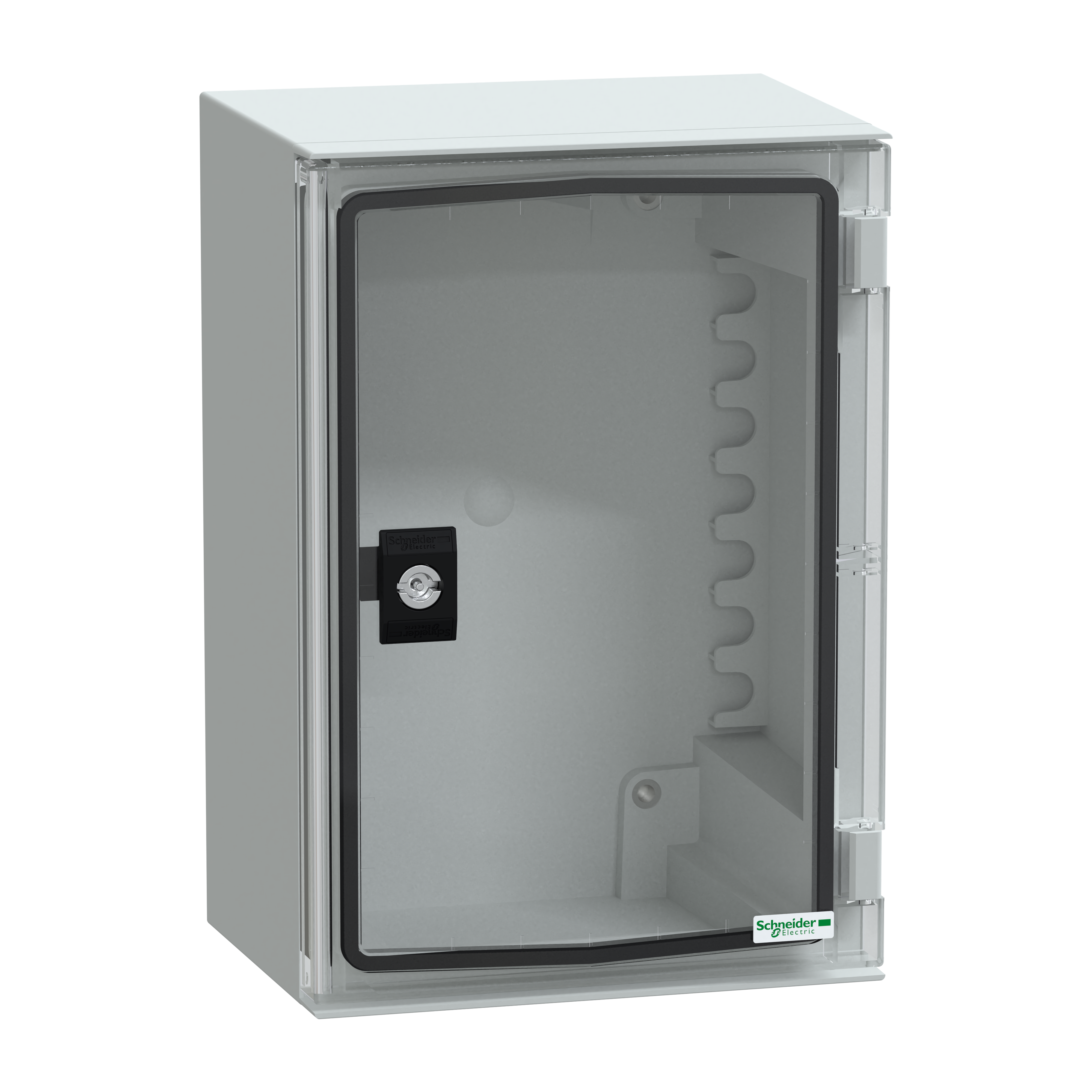 SCHNEIDER ELECTRIC - Cassa in poliestere 310x215x160 IP65 con porta trasparente RAL 7035