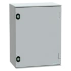 SCHNEIDER ELECTRIC - Cassa in poliestere + piastra in metallo 430x330x200 IP66 RAL 7035