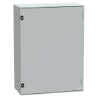 SCHNEIDER ELECTRIC - Cassa in poliestere + piastra in metallo 847x636x300 IP66 RAL 7035