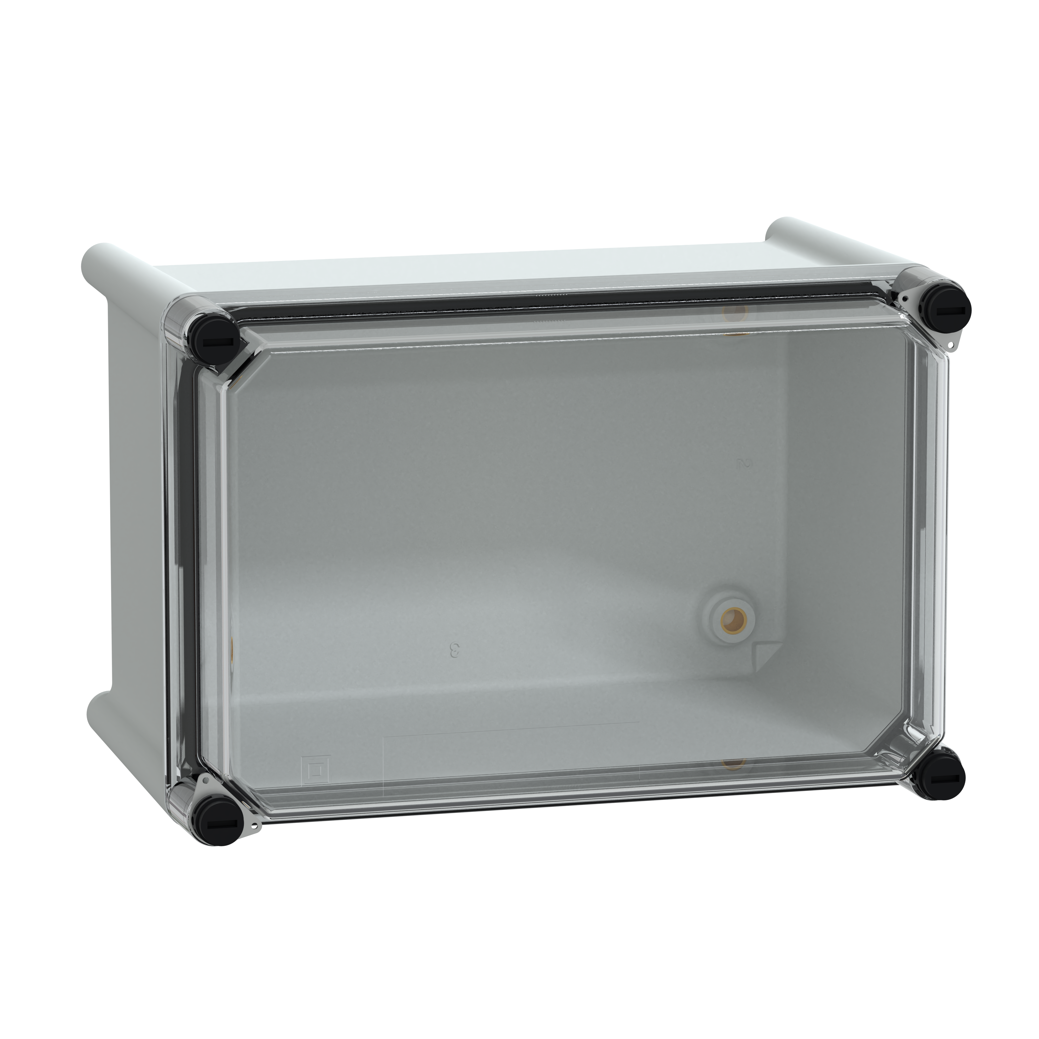 SCHNEIDER ELECTRIC - Cassetta PLS, retro in poliestere, coperchio trasparente per PC IP65 18x27x18cm