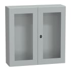 SCHNEIDER ELECTRIC - Cassa Spacial S3D 2 porte trasparenti 1000X1000X300 RAL7035